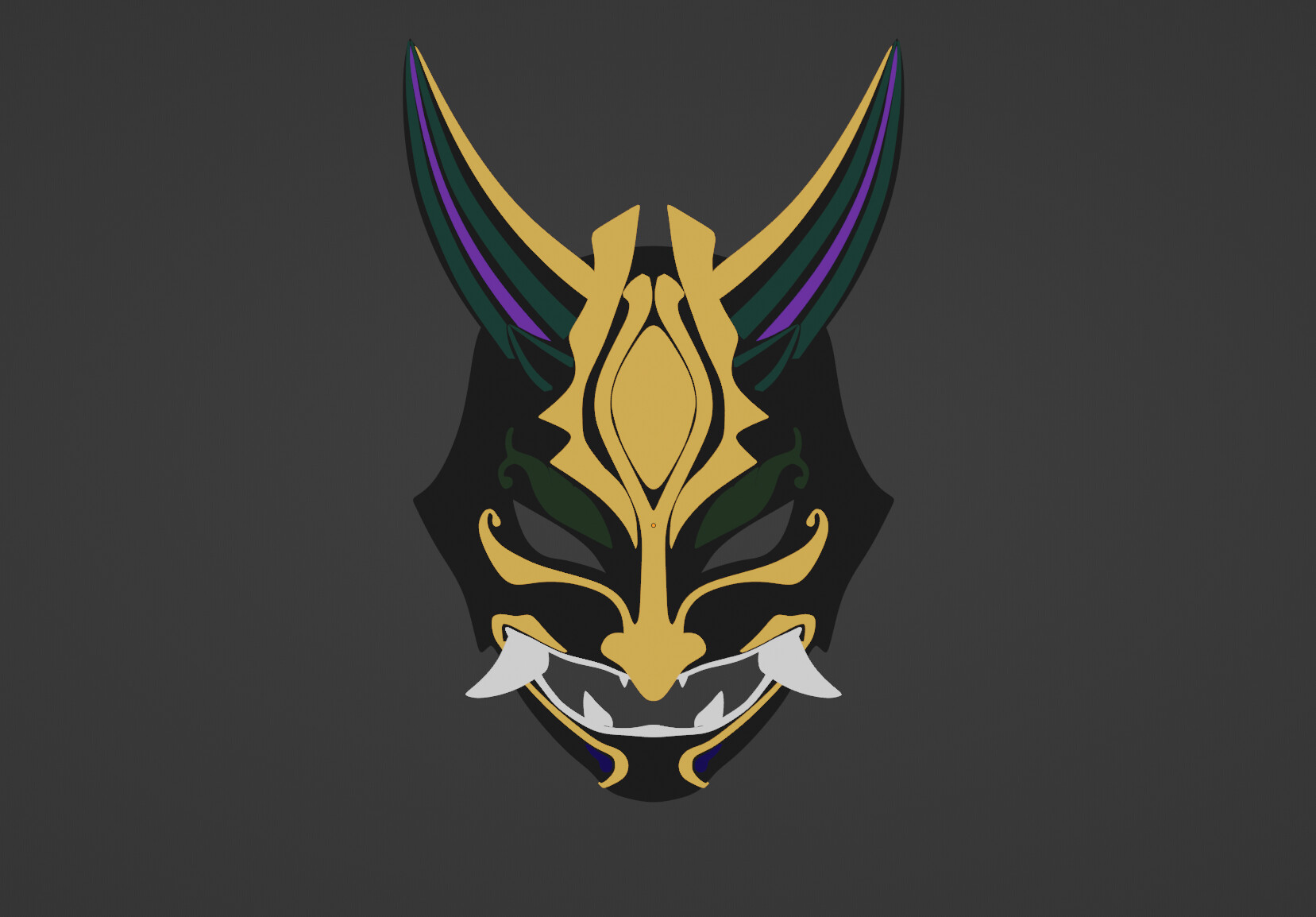 ArtStation Genshin Impact Xiao Mask