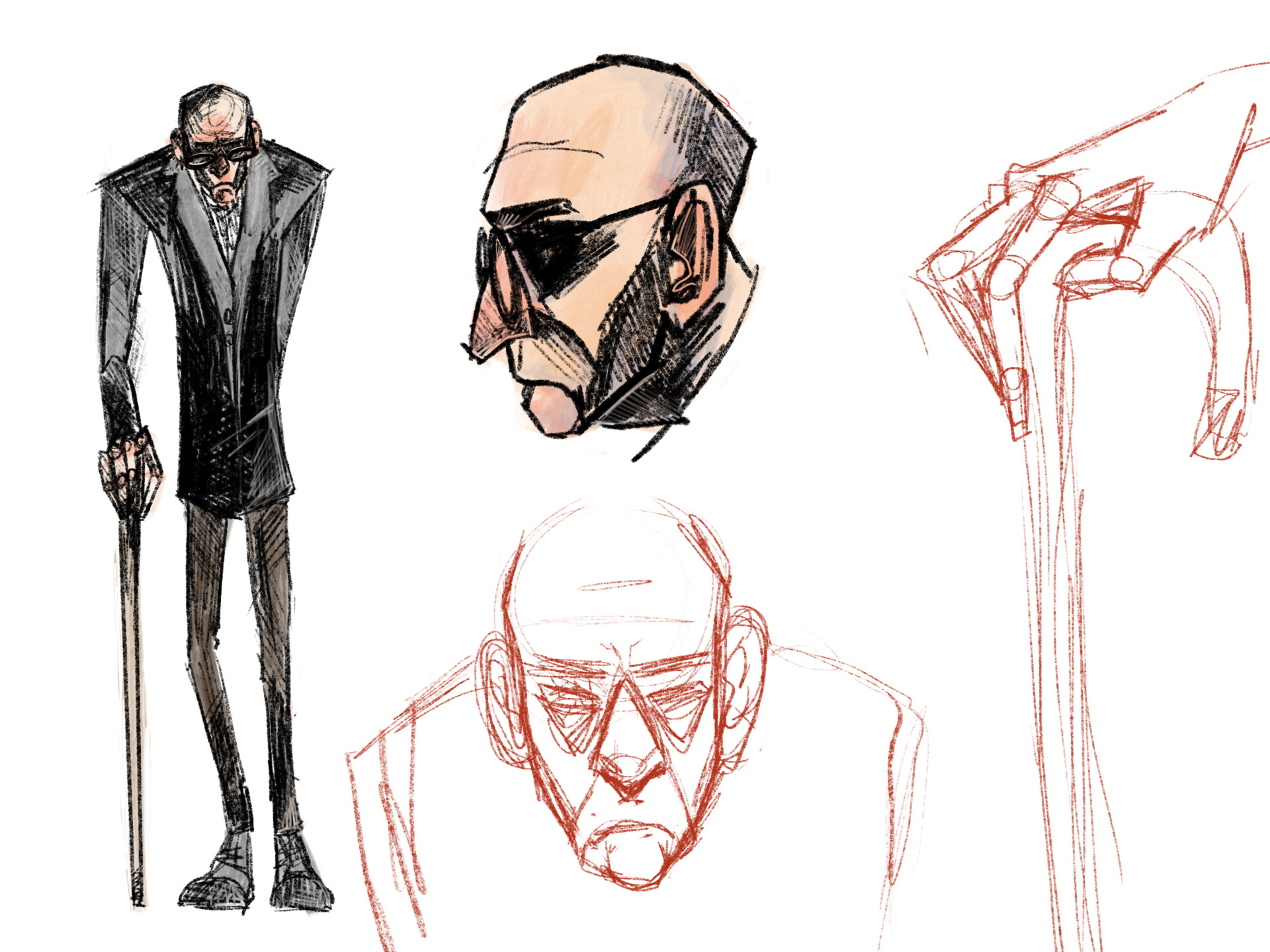 ArtStation - 'Old Man' Character Experiments