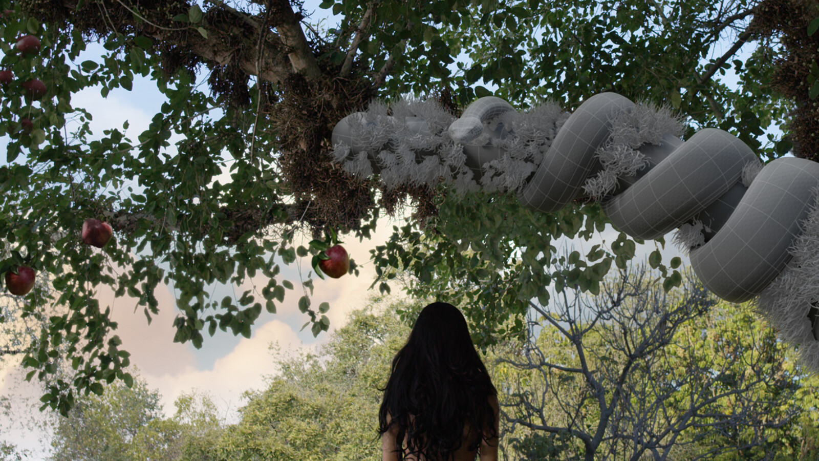 Matte painting and quick shade test.