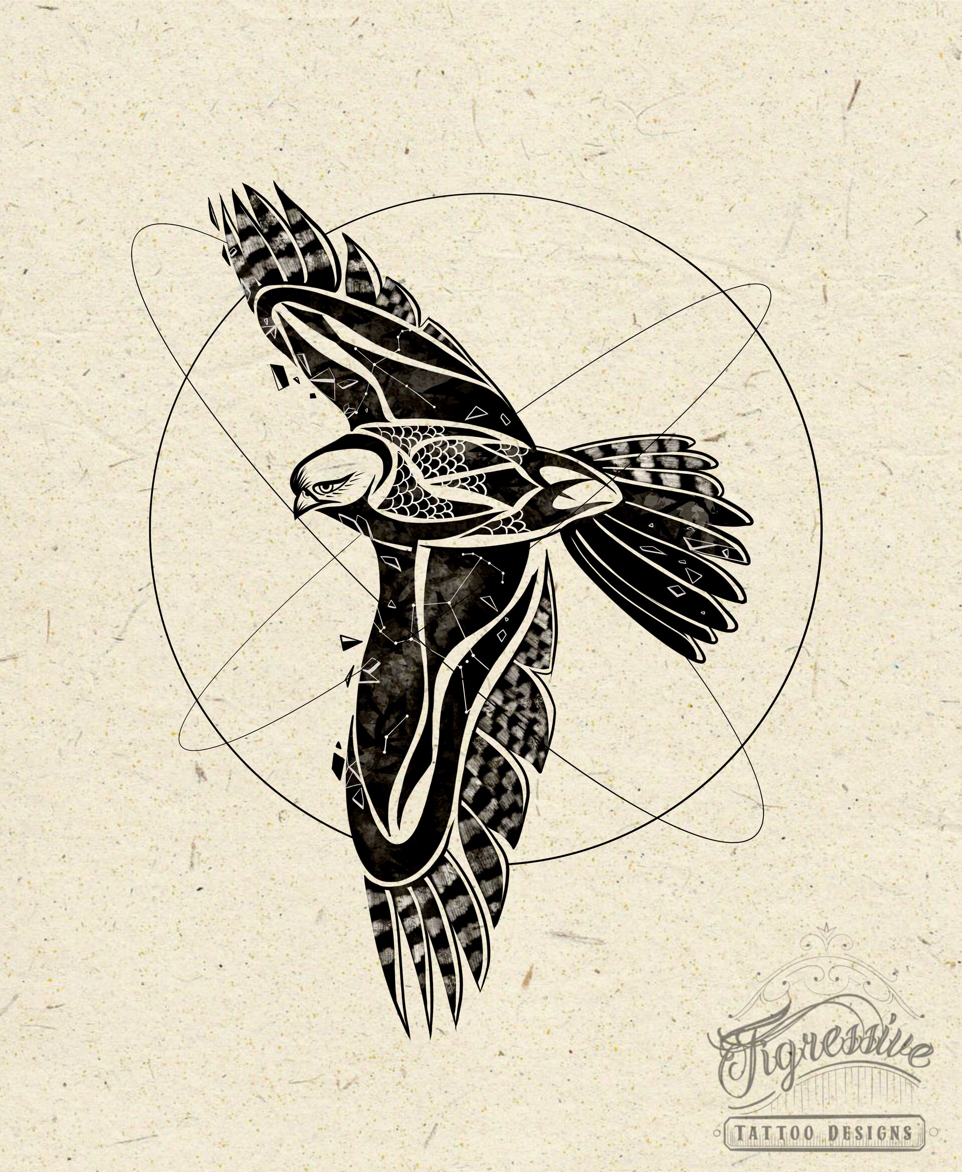 Bird tattoo design. | Realistic bird tattoo, Birds tattoo, Tattoo trends