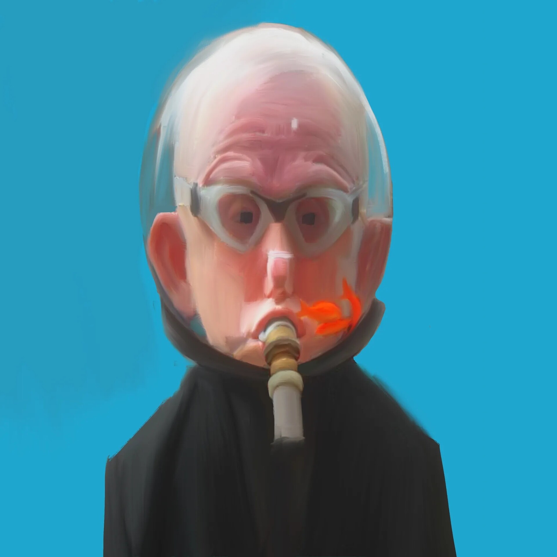 ArtStation Fish bowl head