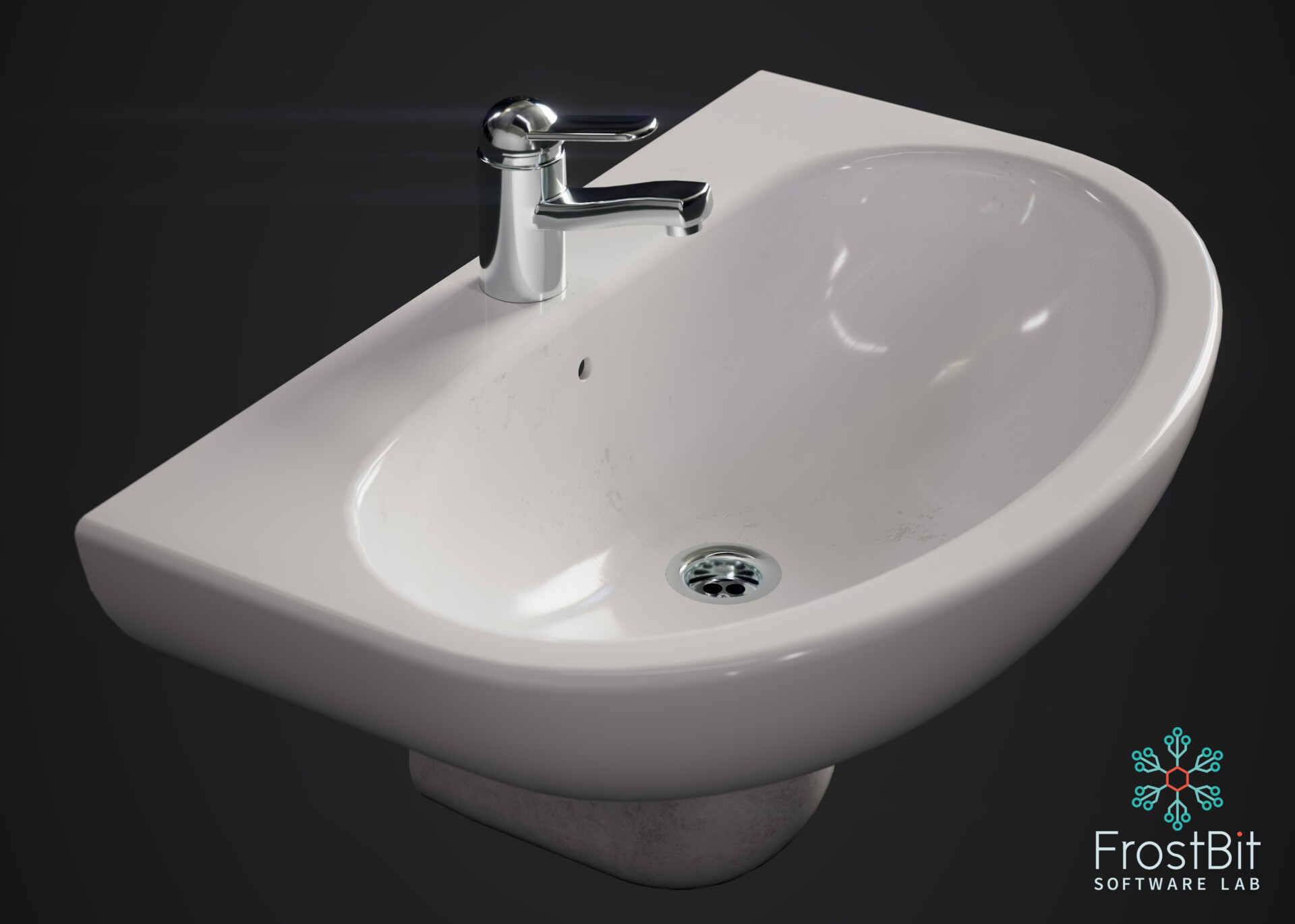 ArtStation Porcelain Bathroom Sink