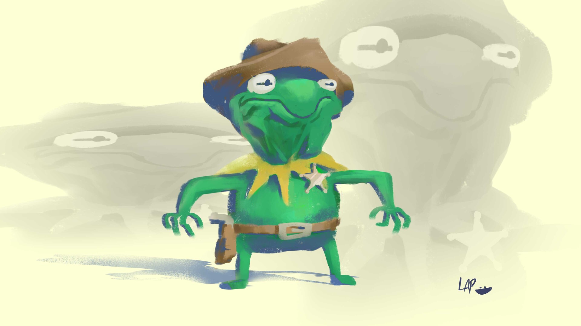 Sheriff Kermie by toxictilapia r/ImaginaryPolice