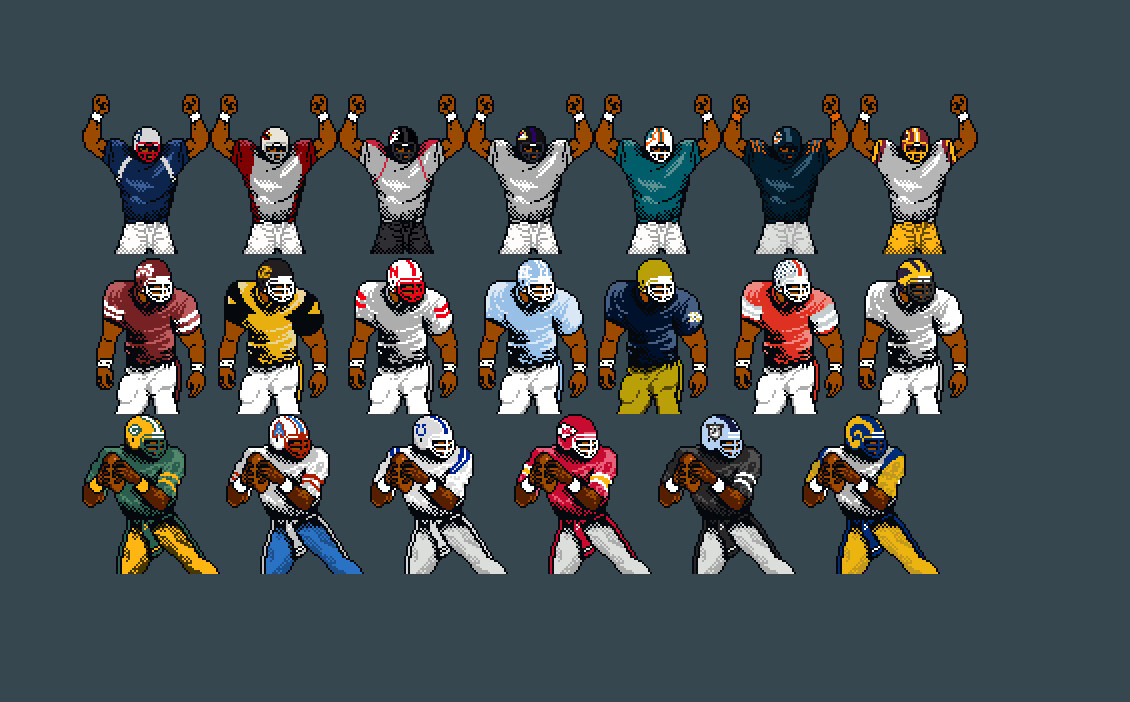 A (VERY) small selection of team colored poses for the fan game mod