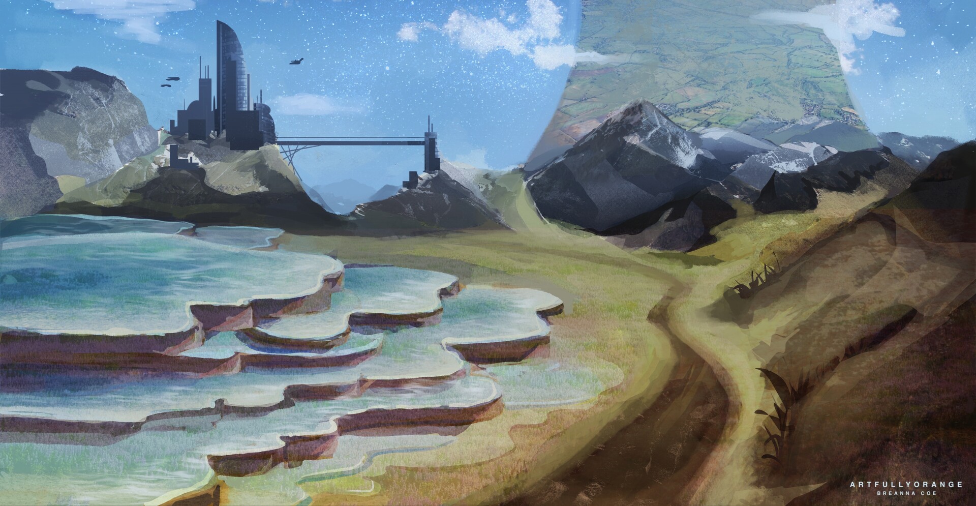 Halo ring art outlet