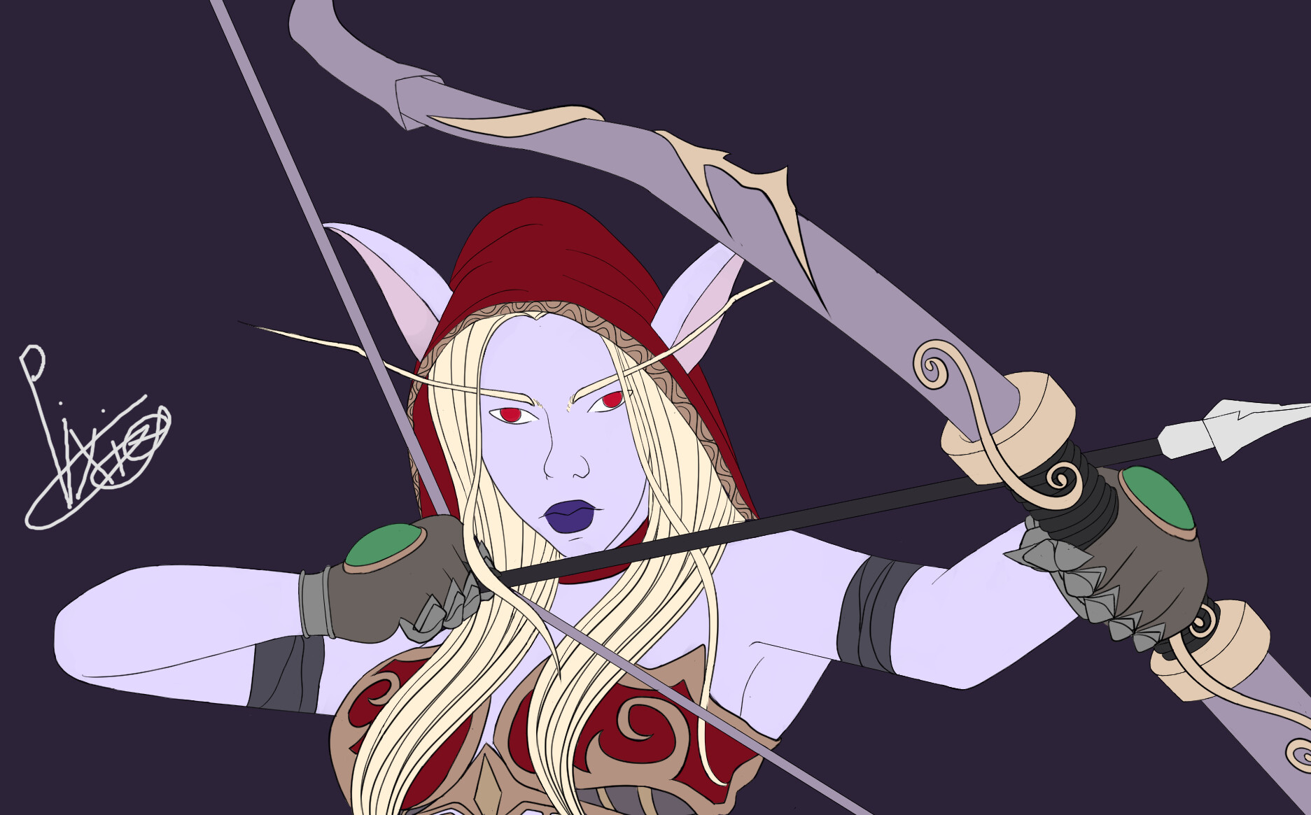 ArtStation - Sylvanas Windrunner WIP