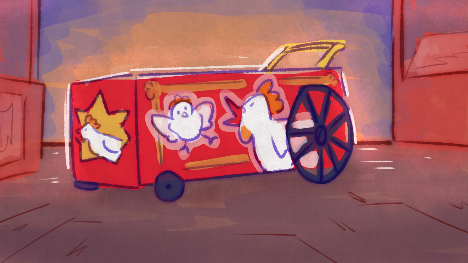 chicken cart