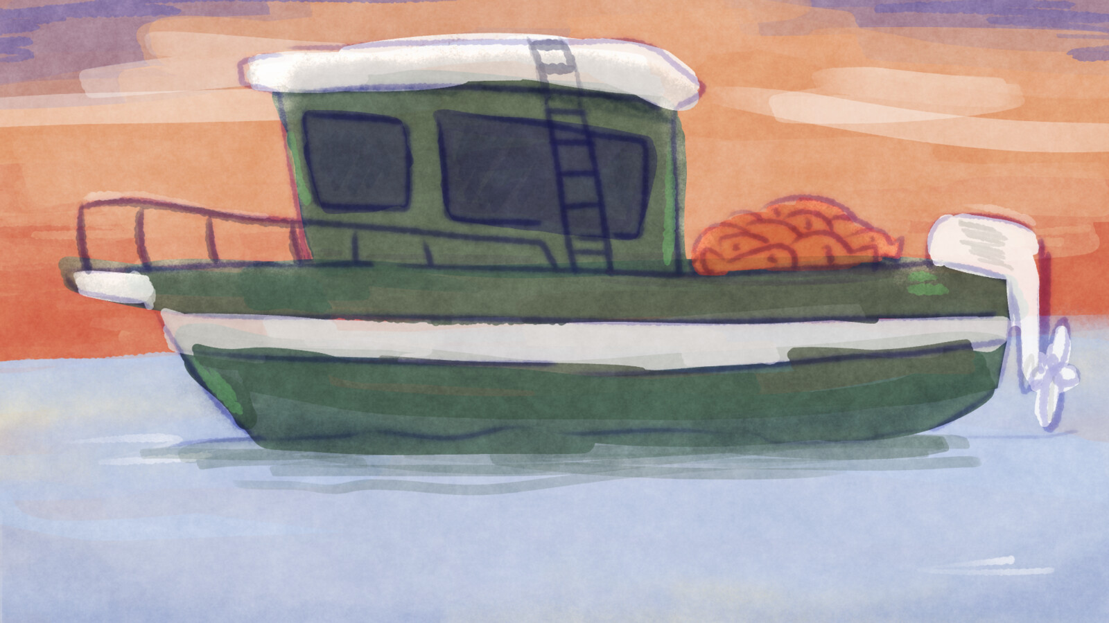 water, tugboat