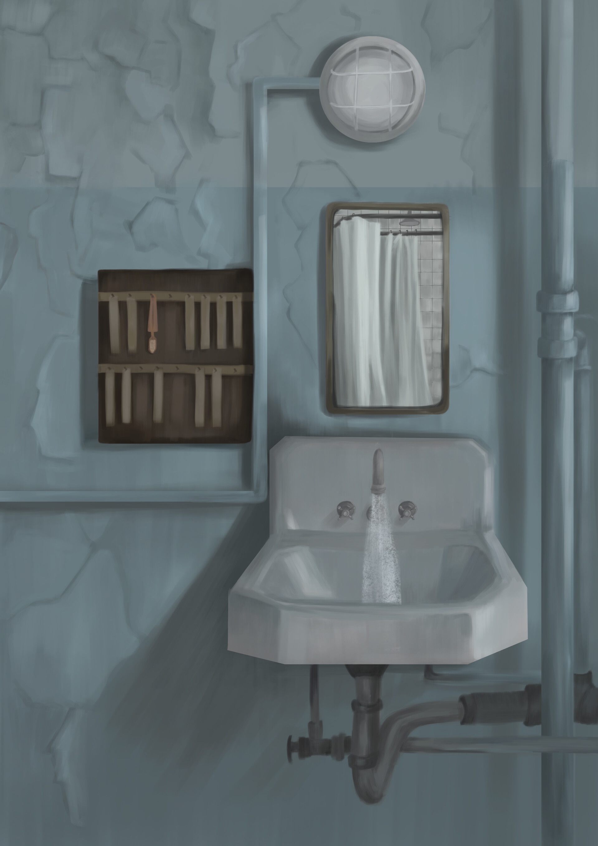 ArtStation Area Of A Mental Hospital artstation-area-of-a-mental-hospital