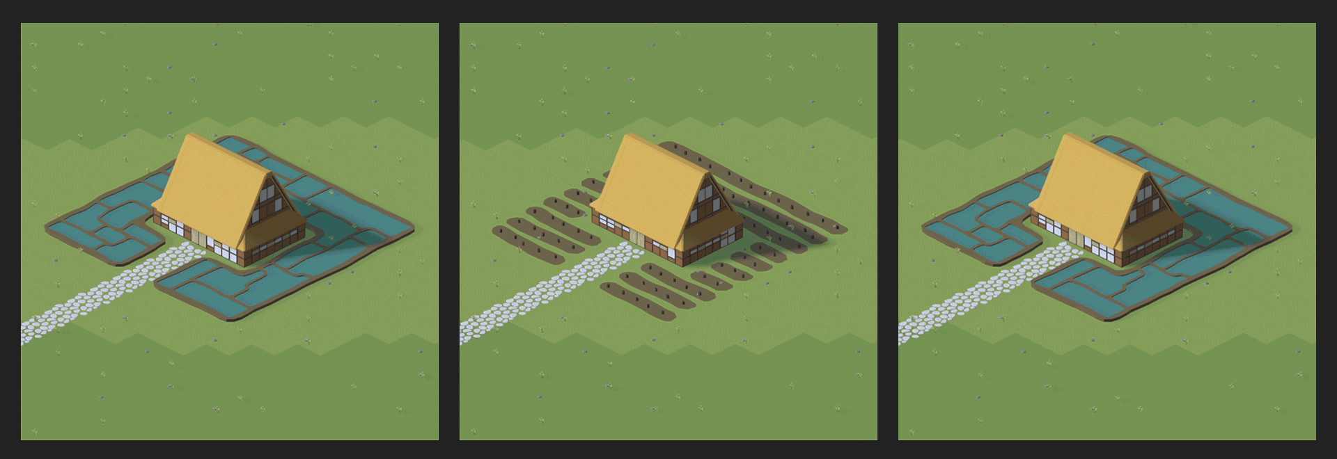 Rice, Mulberry and Hemp Farm - Seasons Change