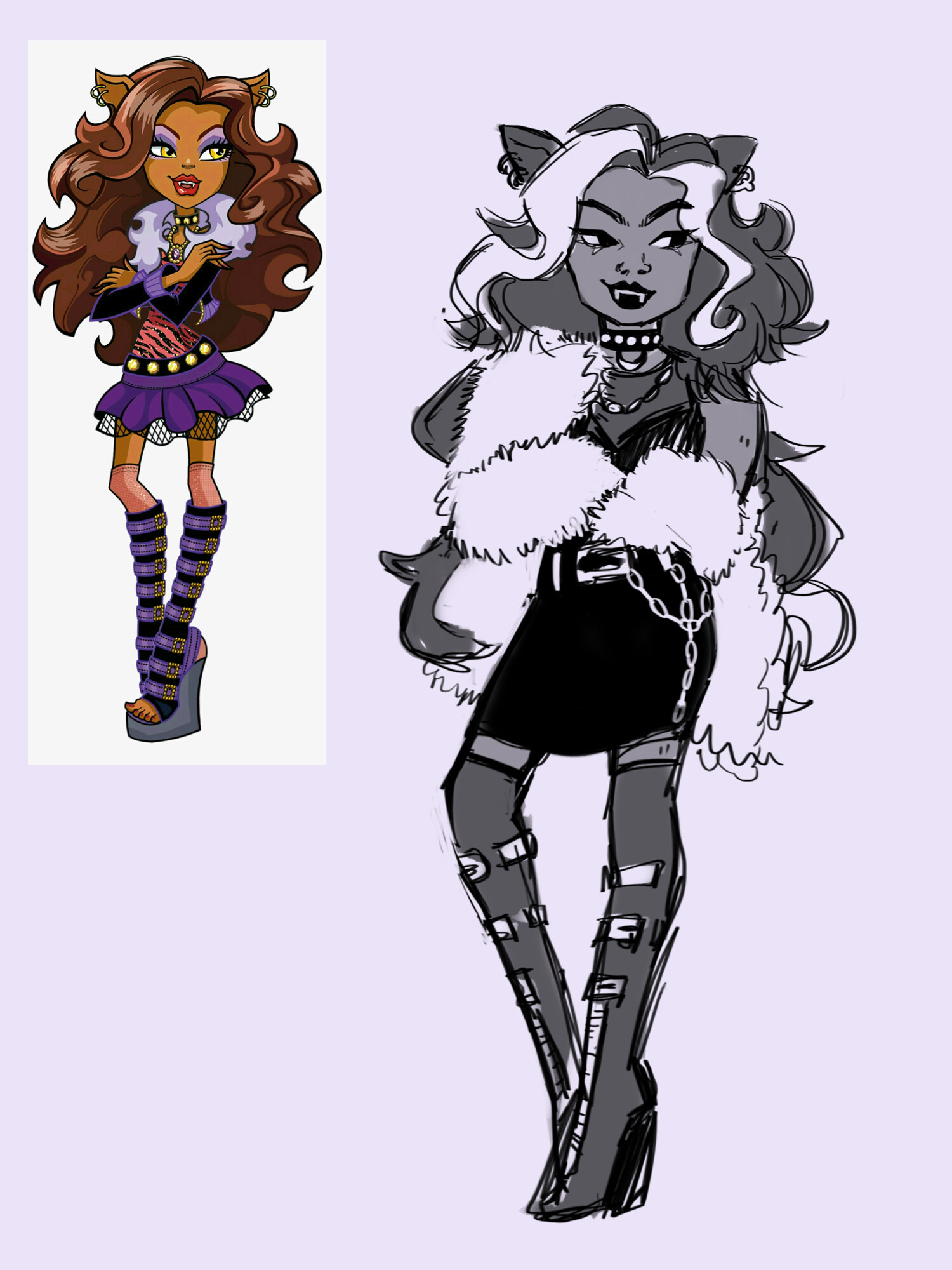 Inge Praat Monster High Modern Doll Design