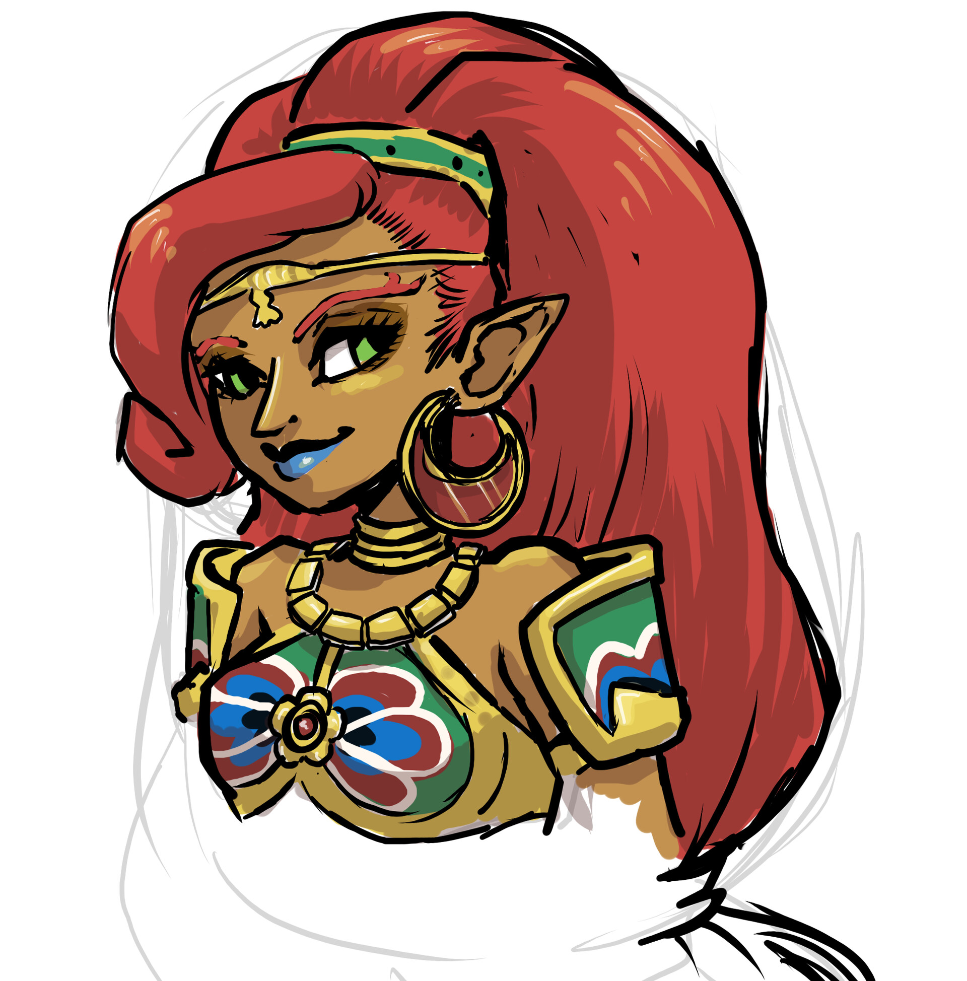 ArtStation - Urbosa Sketch