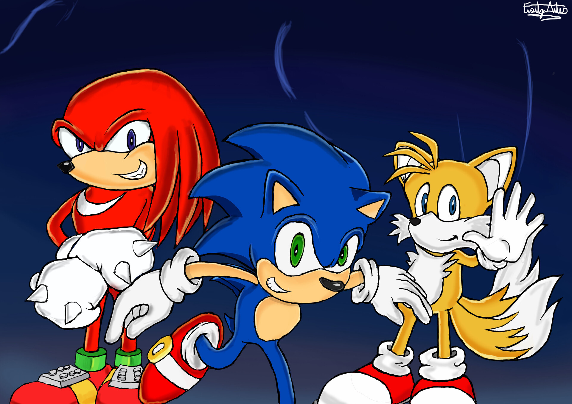 Sonic 2 Fan Art  Personagens, Filmes, Infância