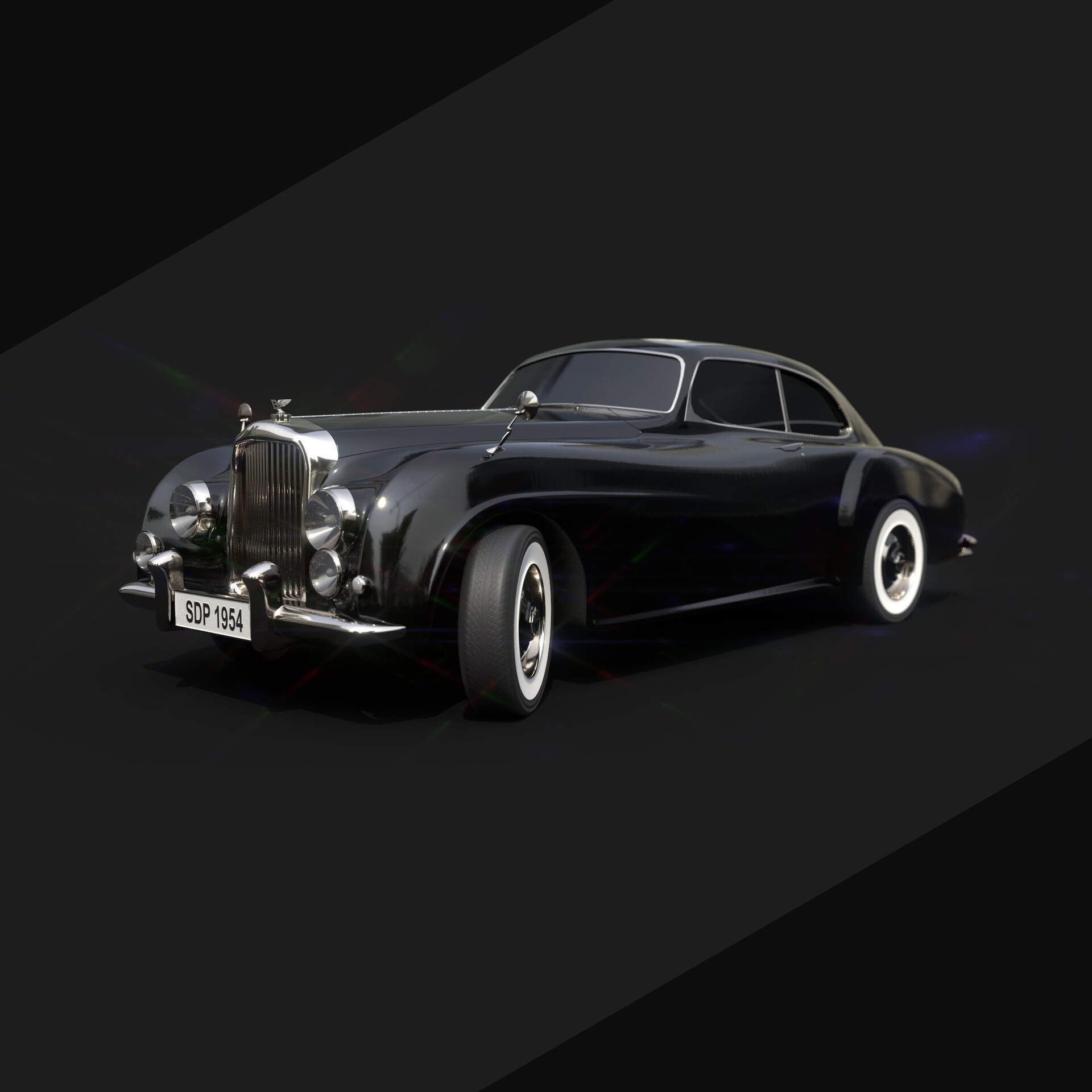 ArtStation - 1954 Bentley R-Type Continental (Classic + Drift)