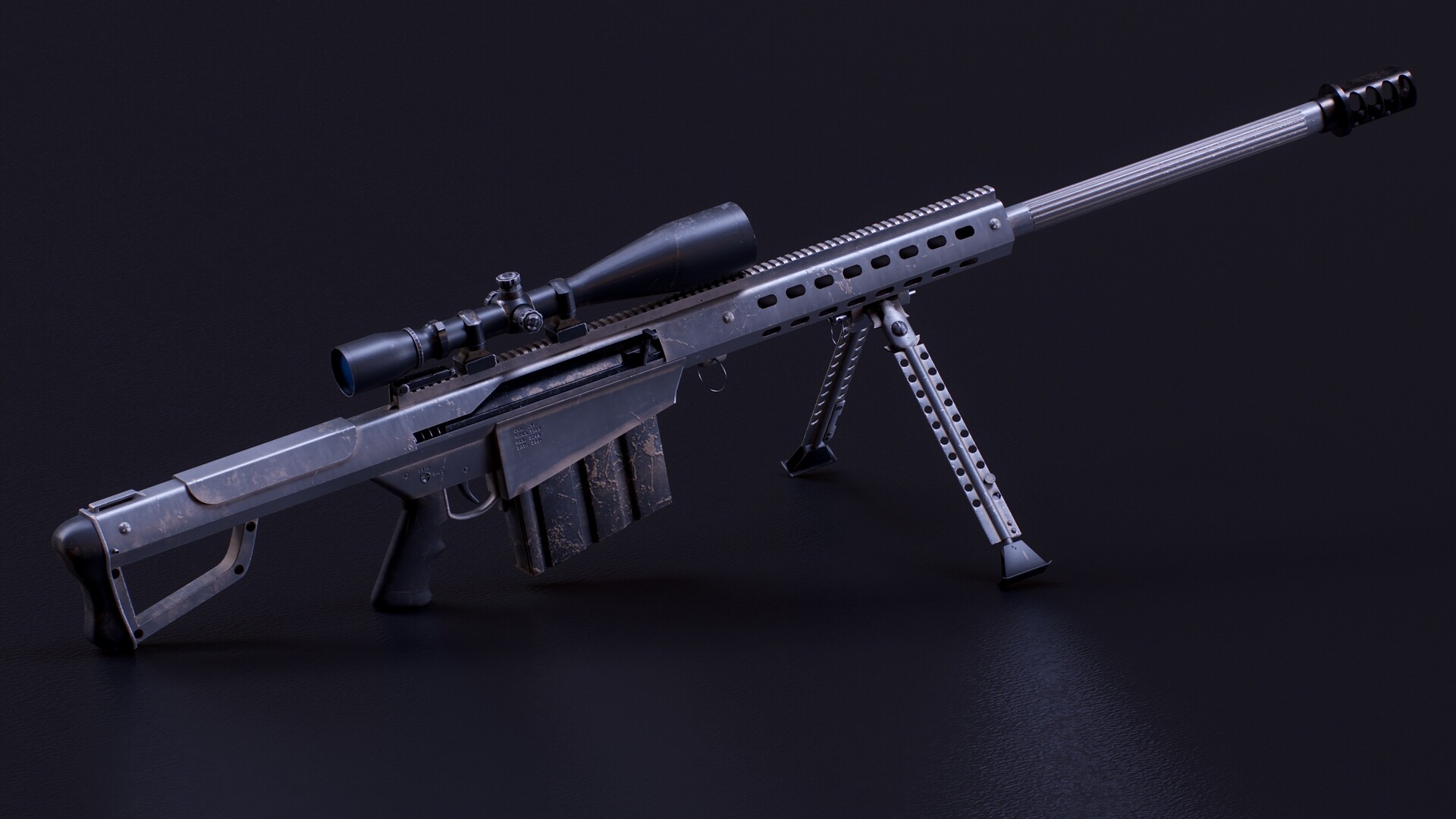 ArtStation - M82 Sniper Rifle