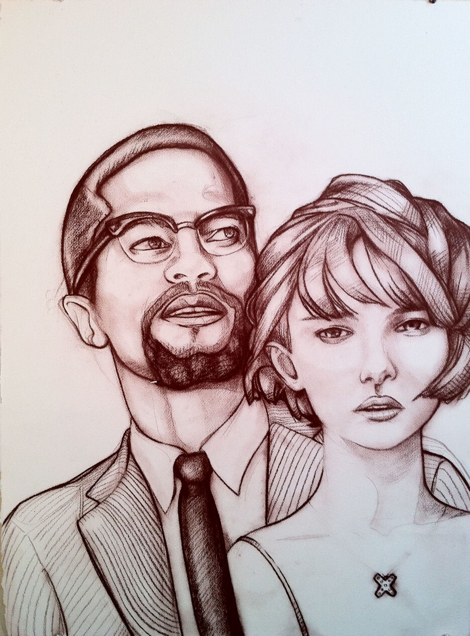 Charcoal portrait