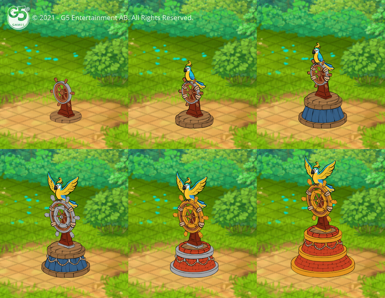 Statue concept for Treasure Seekers event.