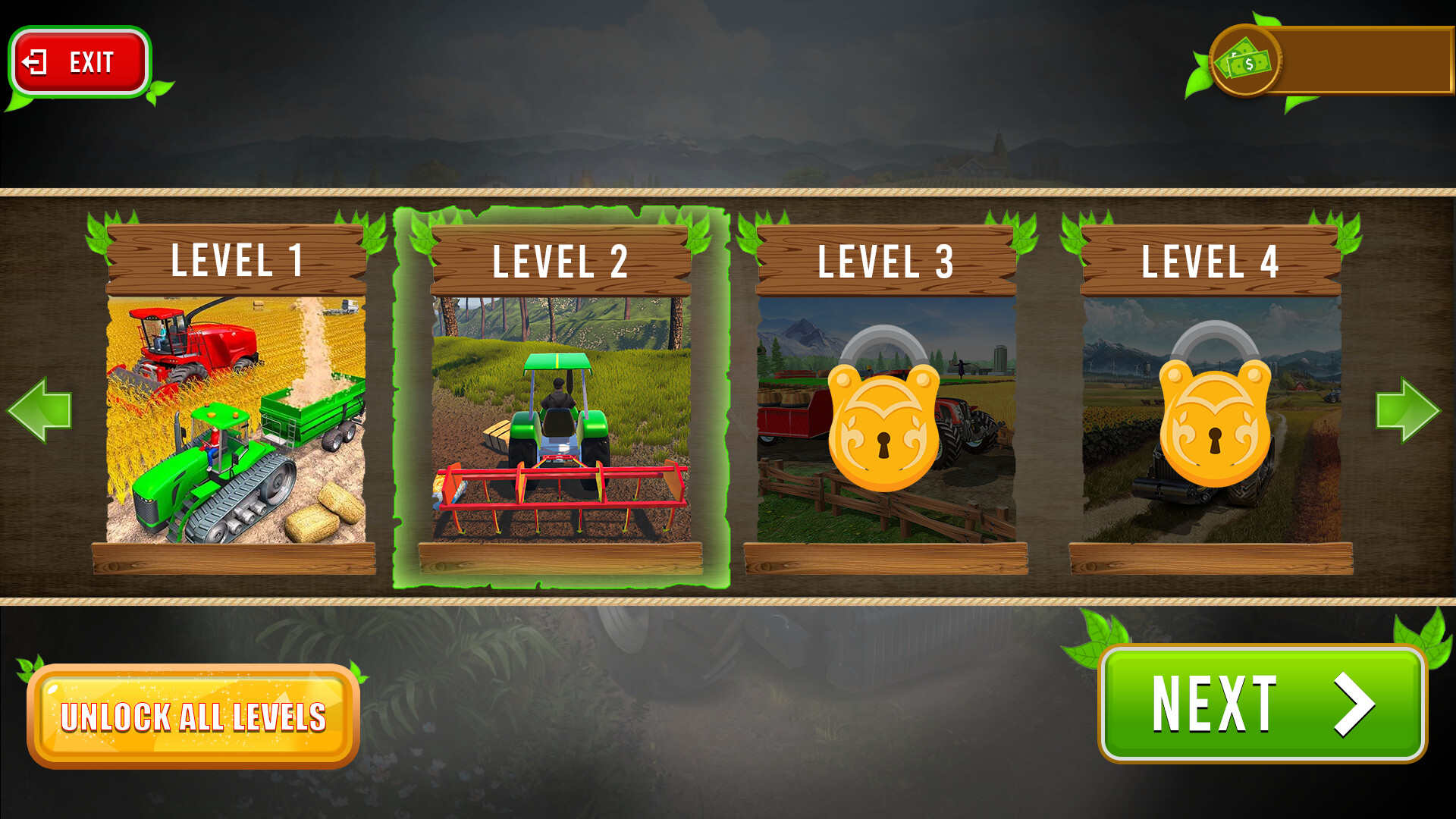 ArtStation Farming Game UI