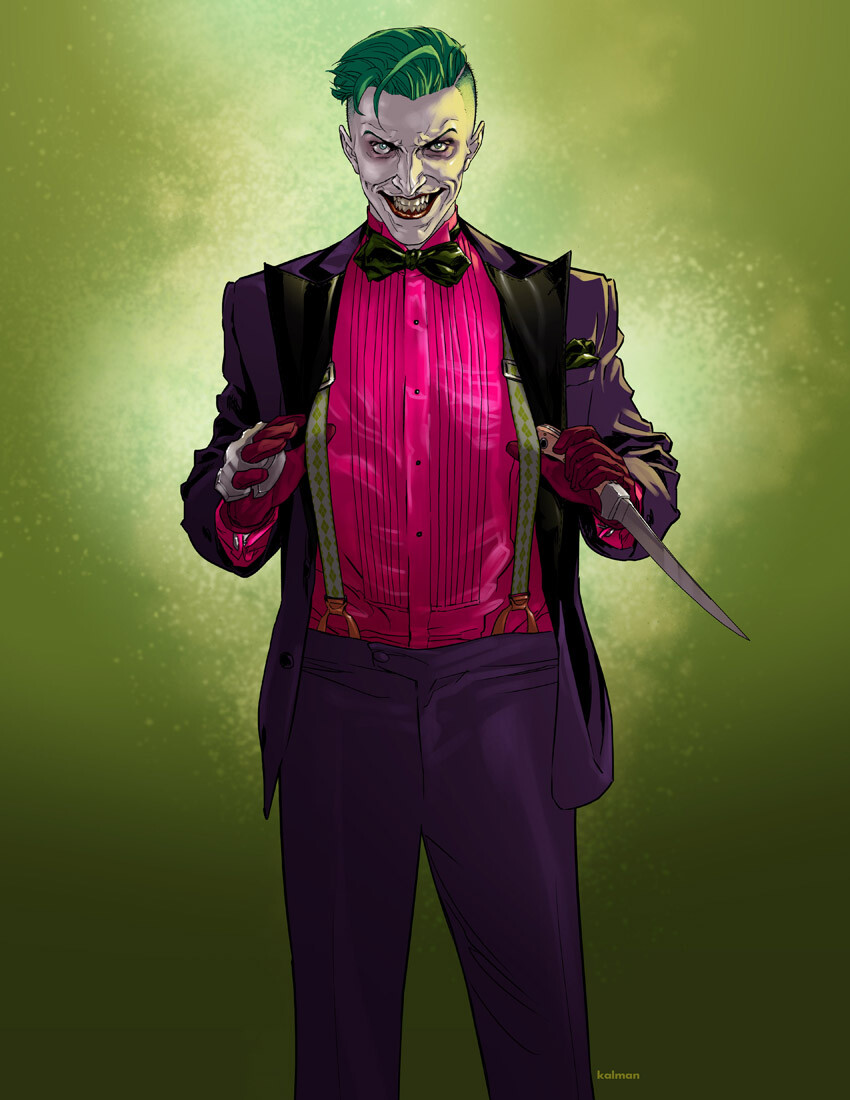 Joker pinup created for NERDBLOK