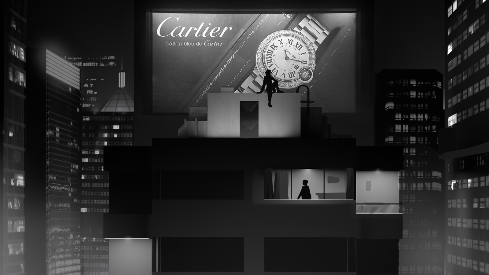Early exploration for an establishing shot