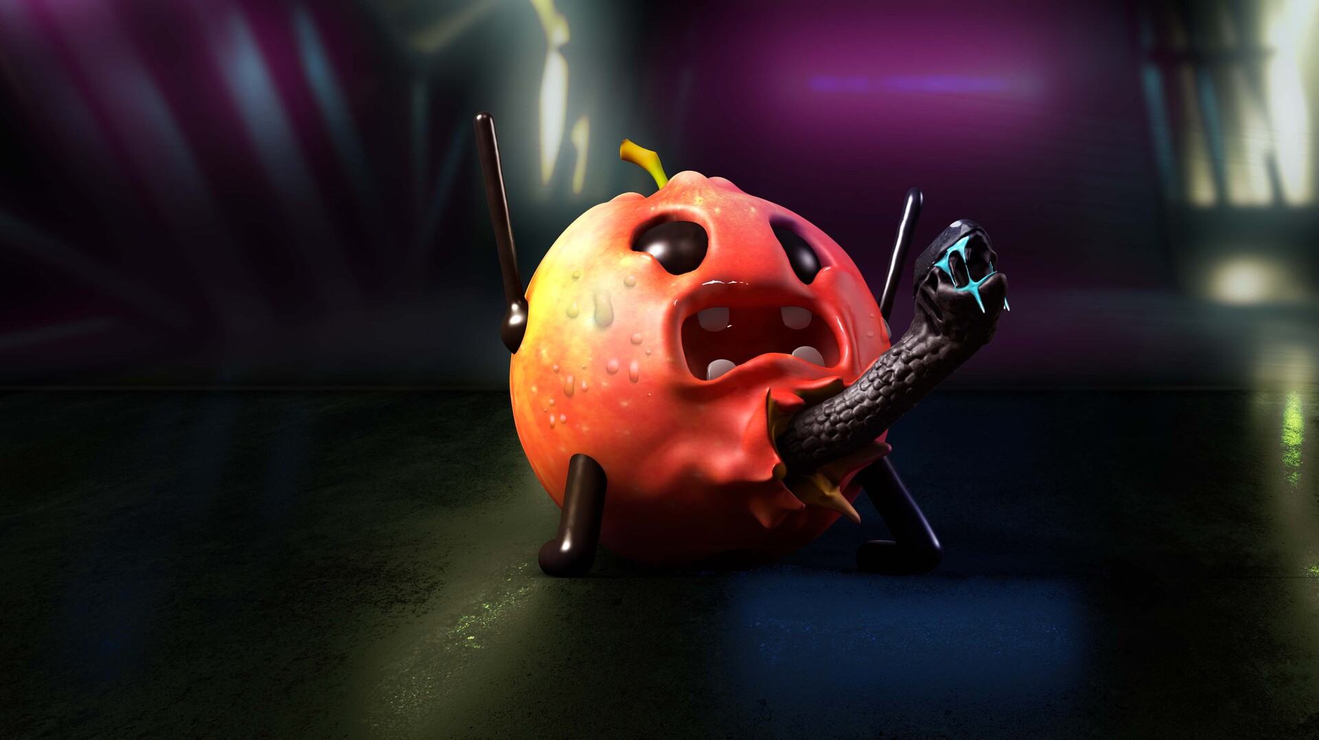 Annoying Orange JUMPSCARE #3: Alien Finale!!! by JustinandCo on DeviantArt