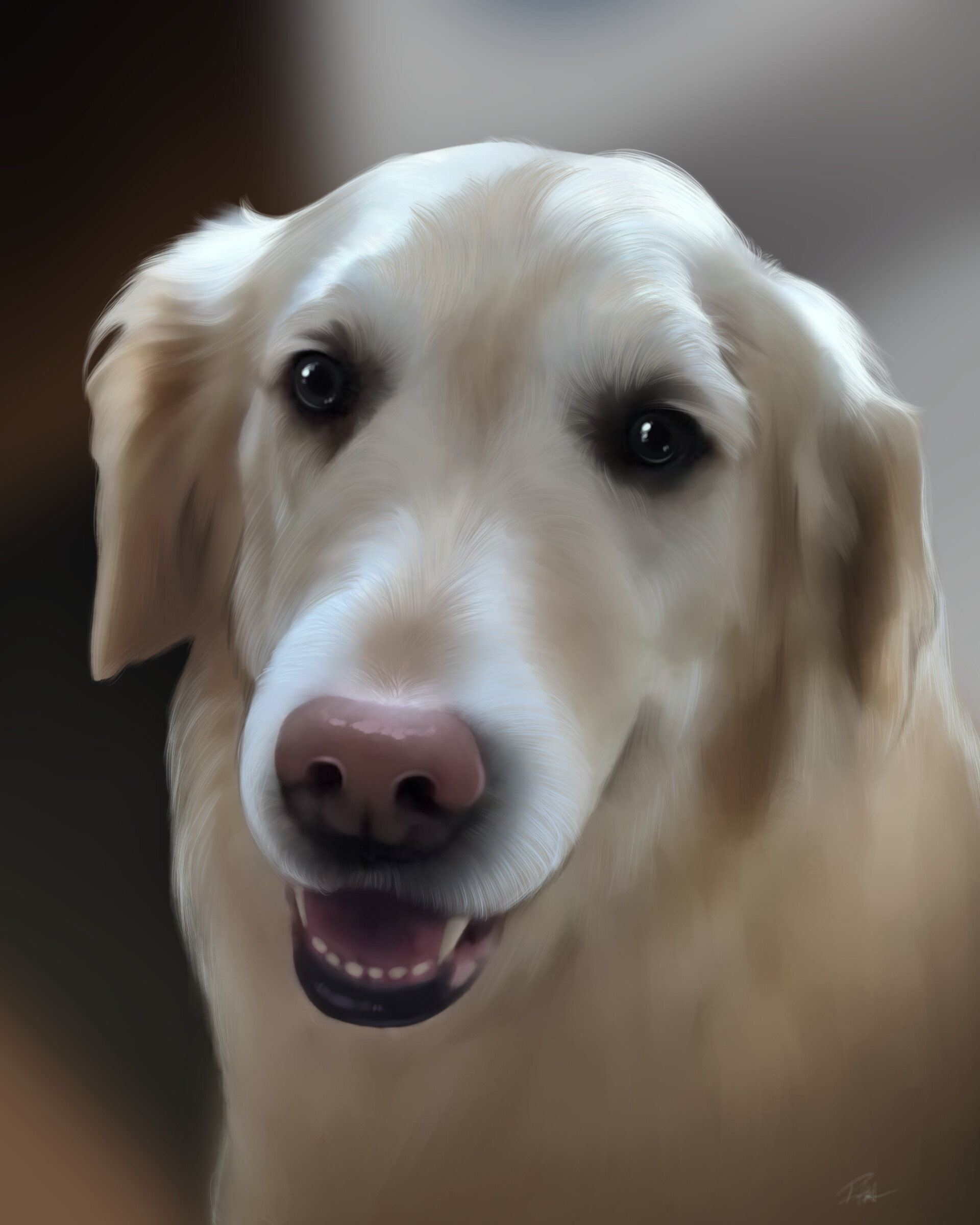Artstation Dog Portrait