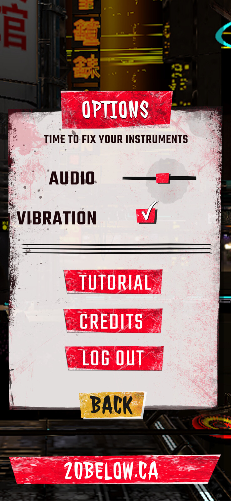 Settings Page