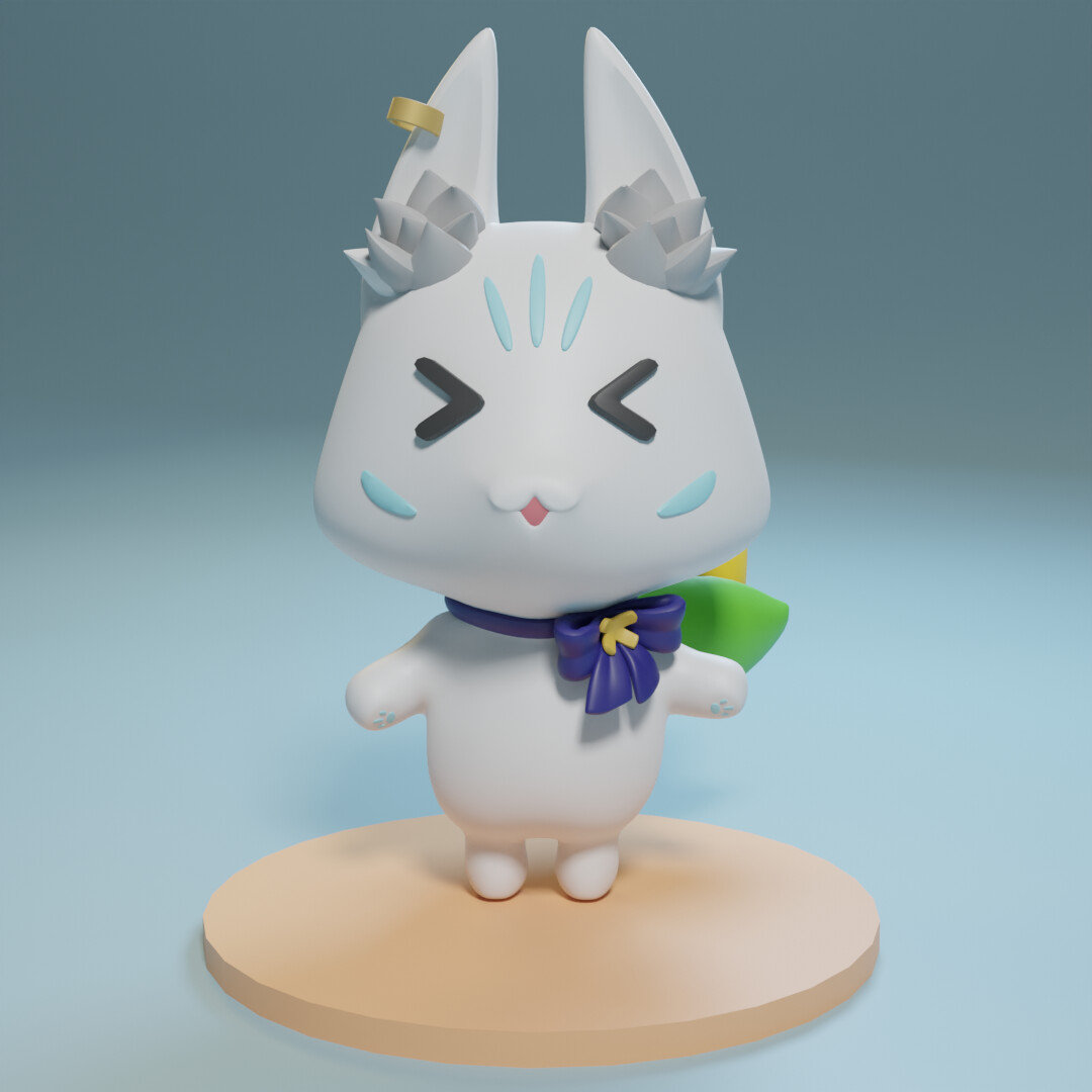 ArtStation - [3D Print] Sukon Bu Oversea - Hololive