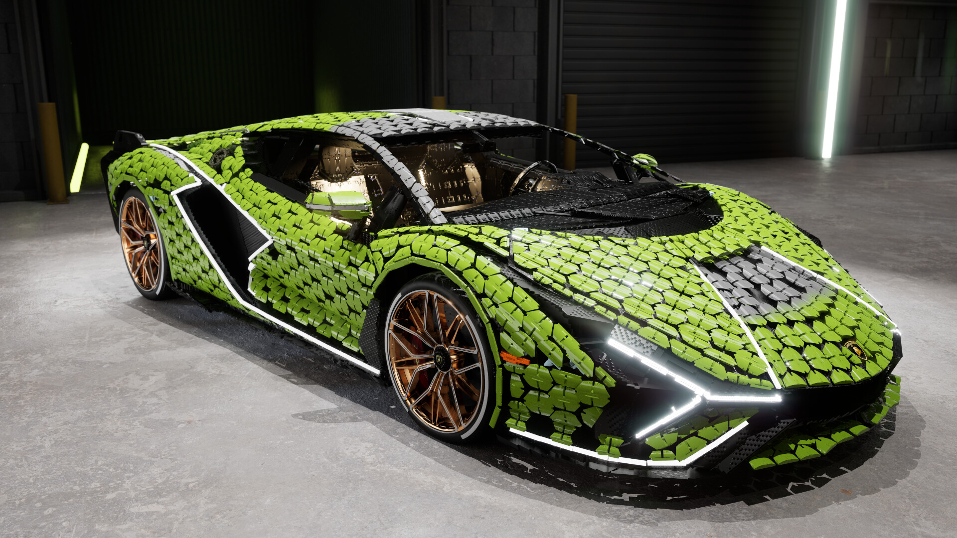 Omid Ghajar - LEGO Technic - Lamborghini Sian Launch - Automotive