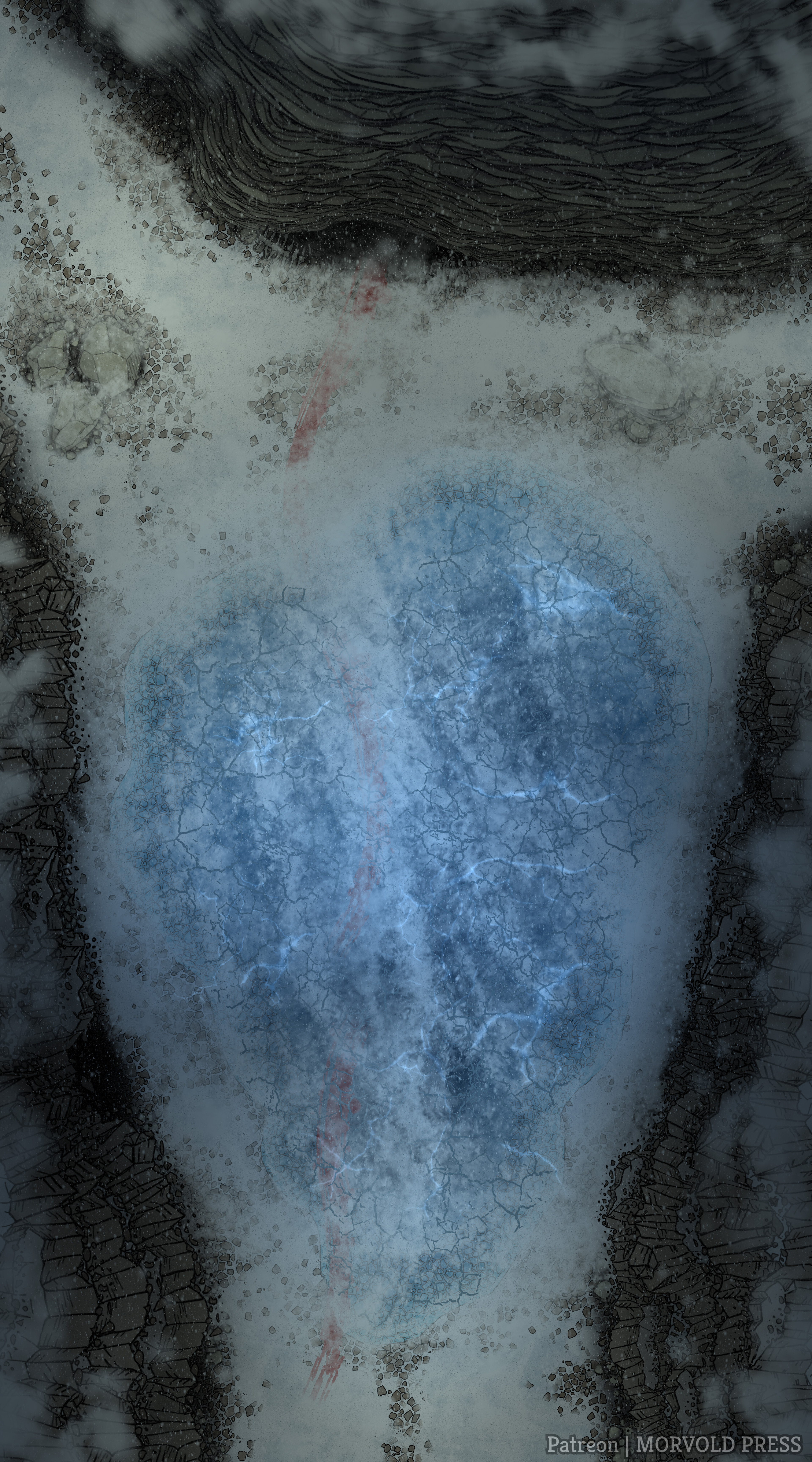 Cave Exterior &amp; Ice Lake