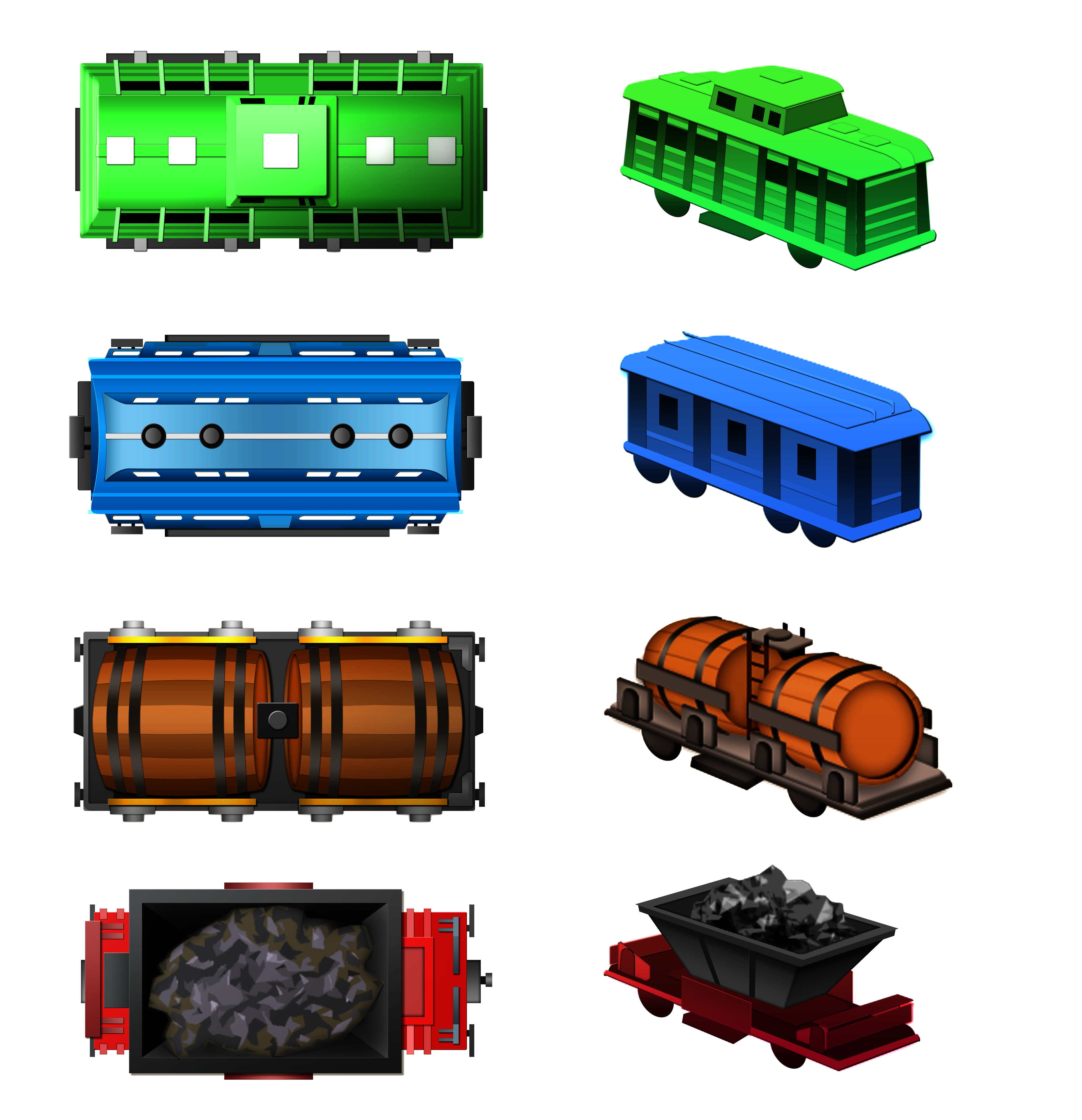 Here are ehe train icons I created.