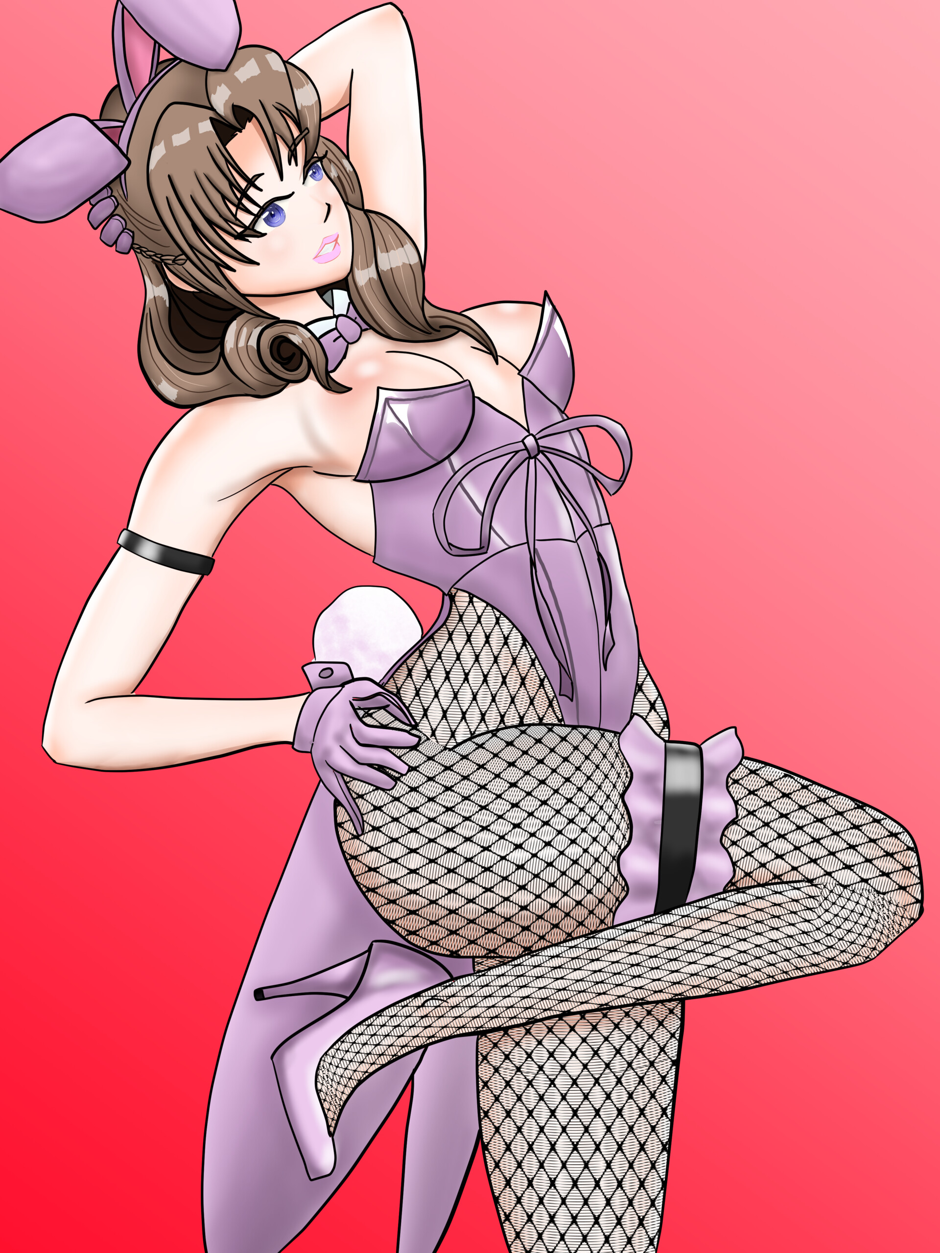 Download Free Asian-Inspired Bunny Girl Art