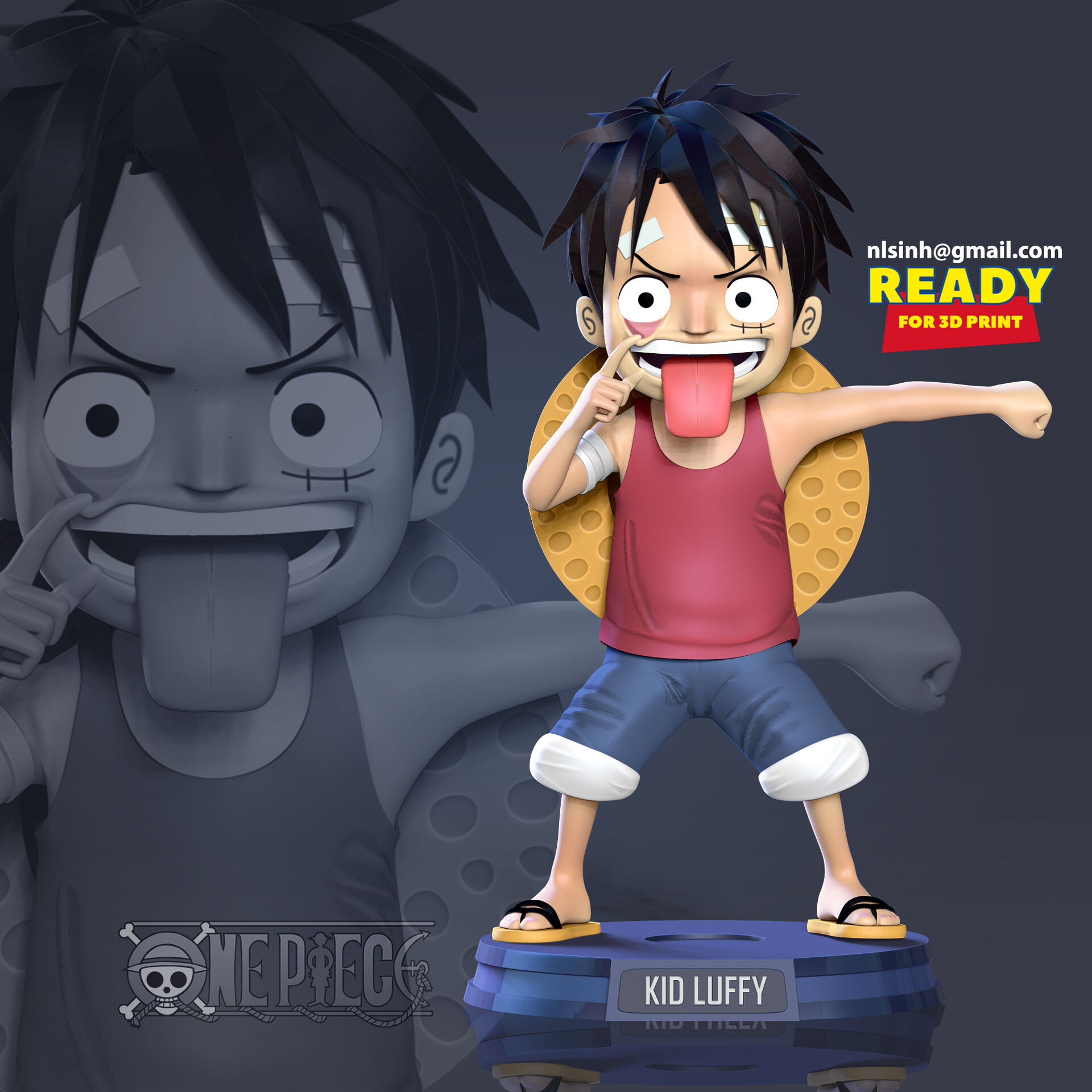 Kid Luffy by MandhelArt on DeviantArt