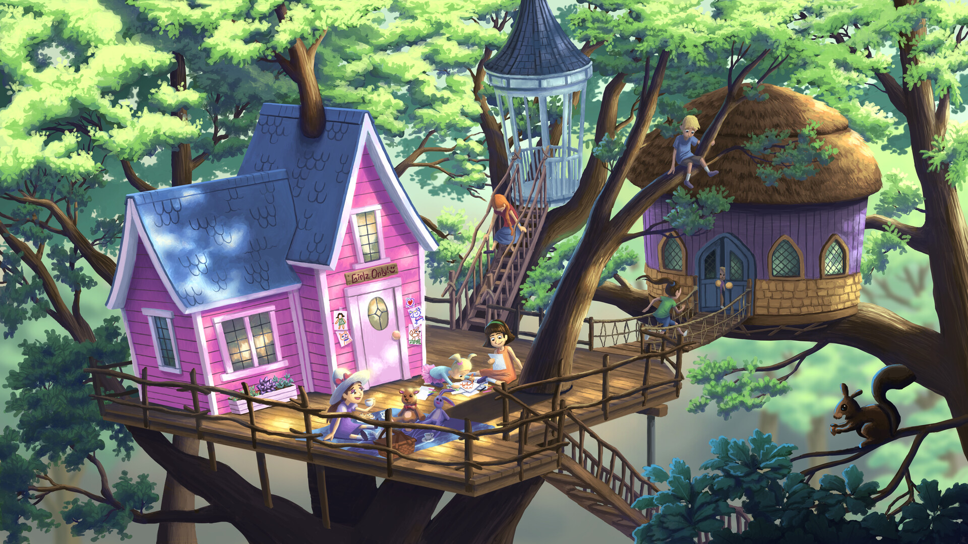 ArtStation Patterson's Tree Houses