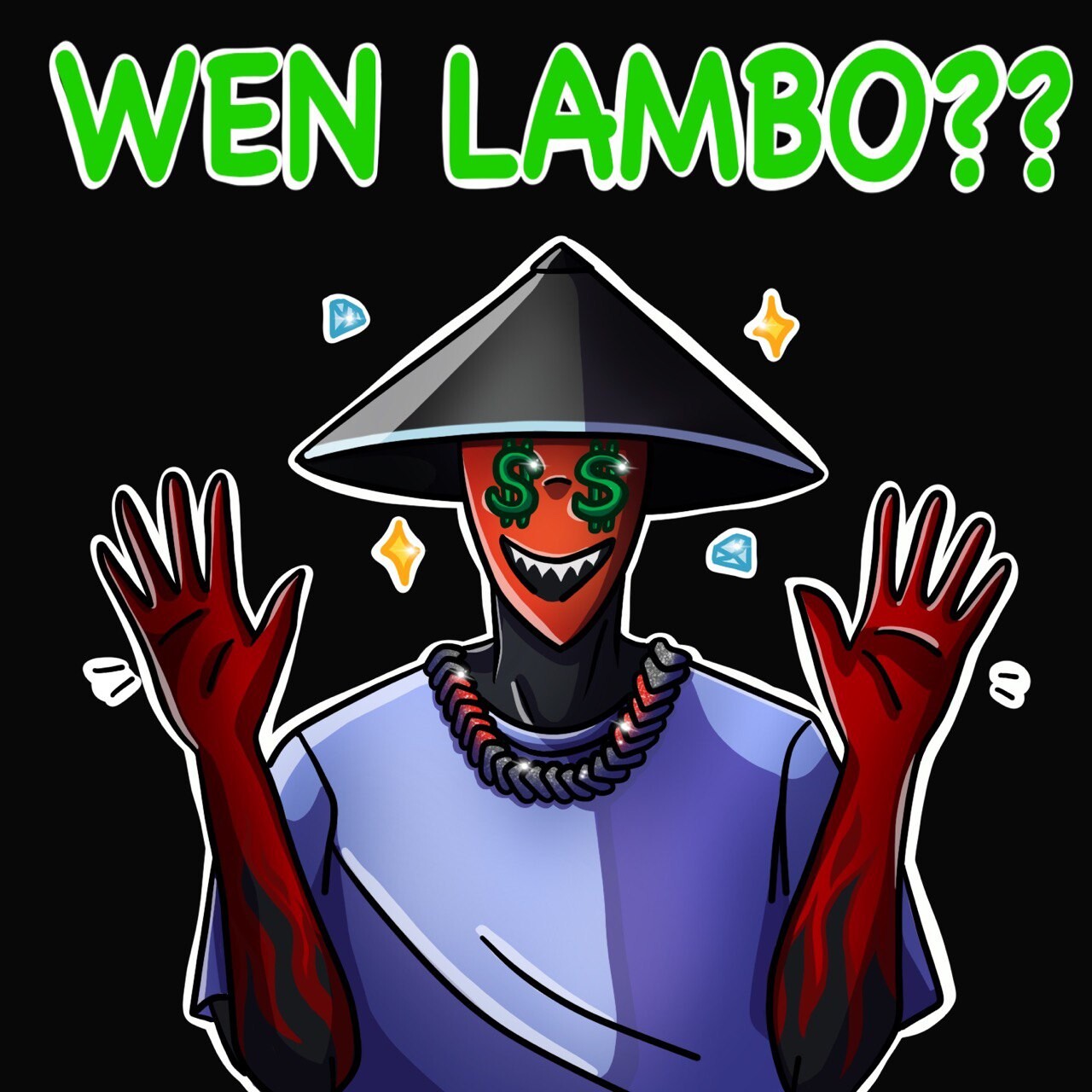ArtStation - Sticker - Wen Lambo?