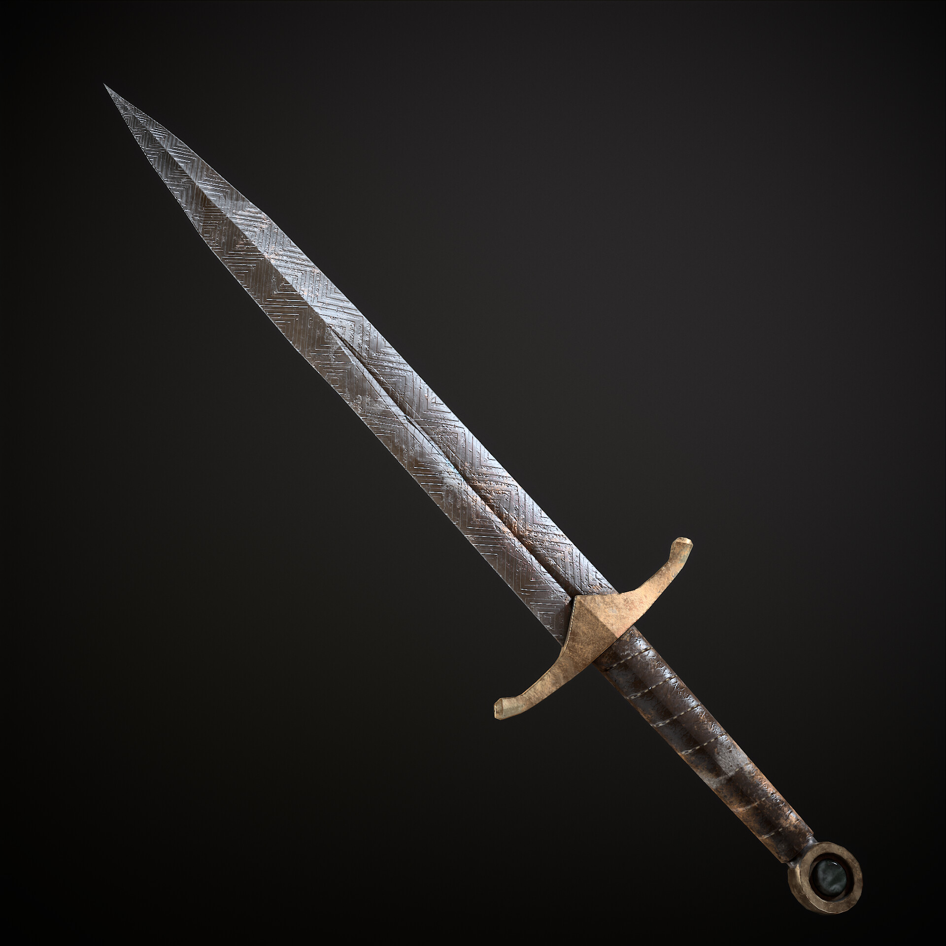 ArtStation - Steel dagger