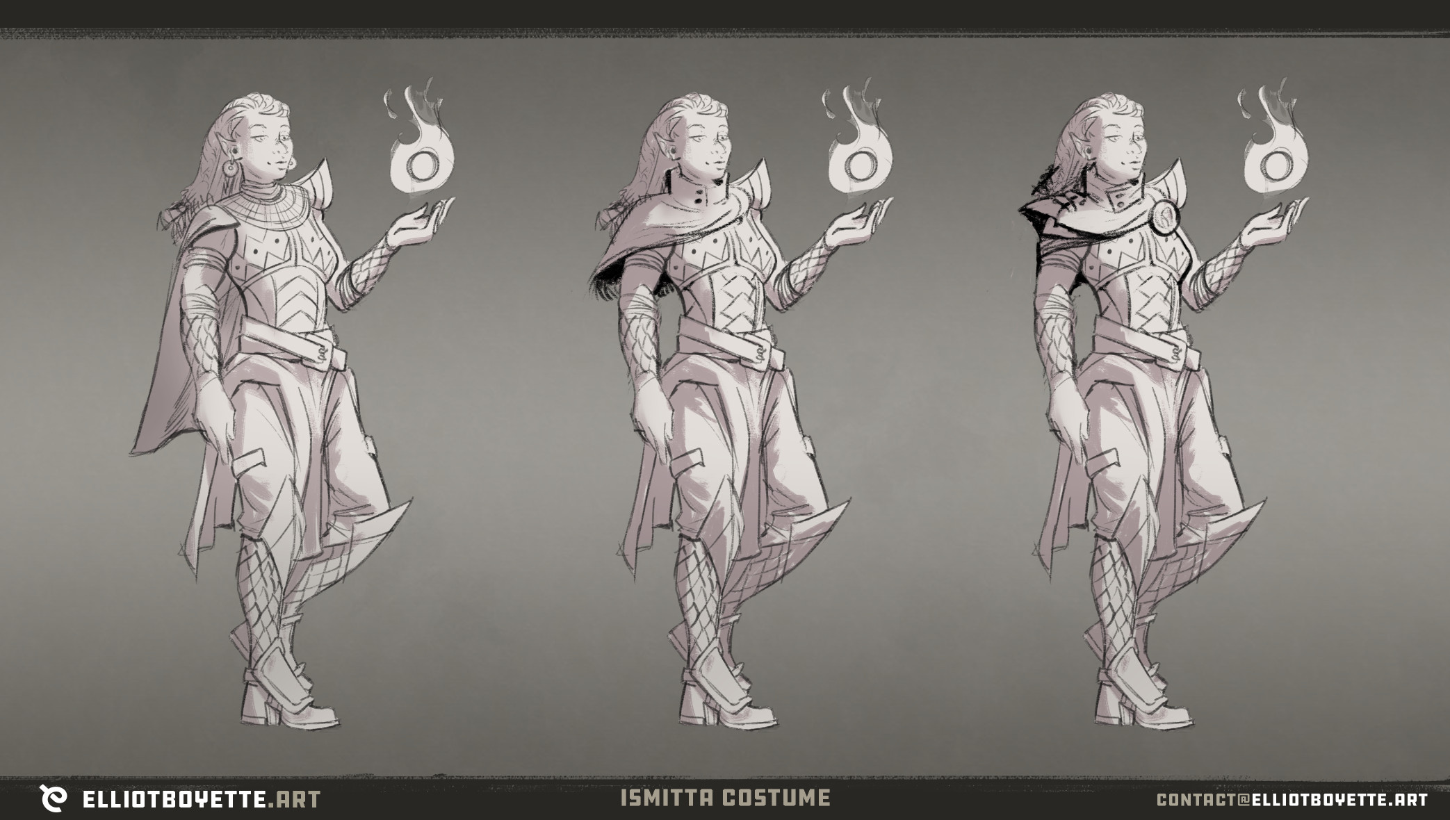 Finalizing the costume based on feedback and trying to convey the sorcerer aspects.