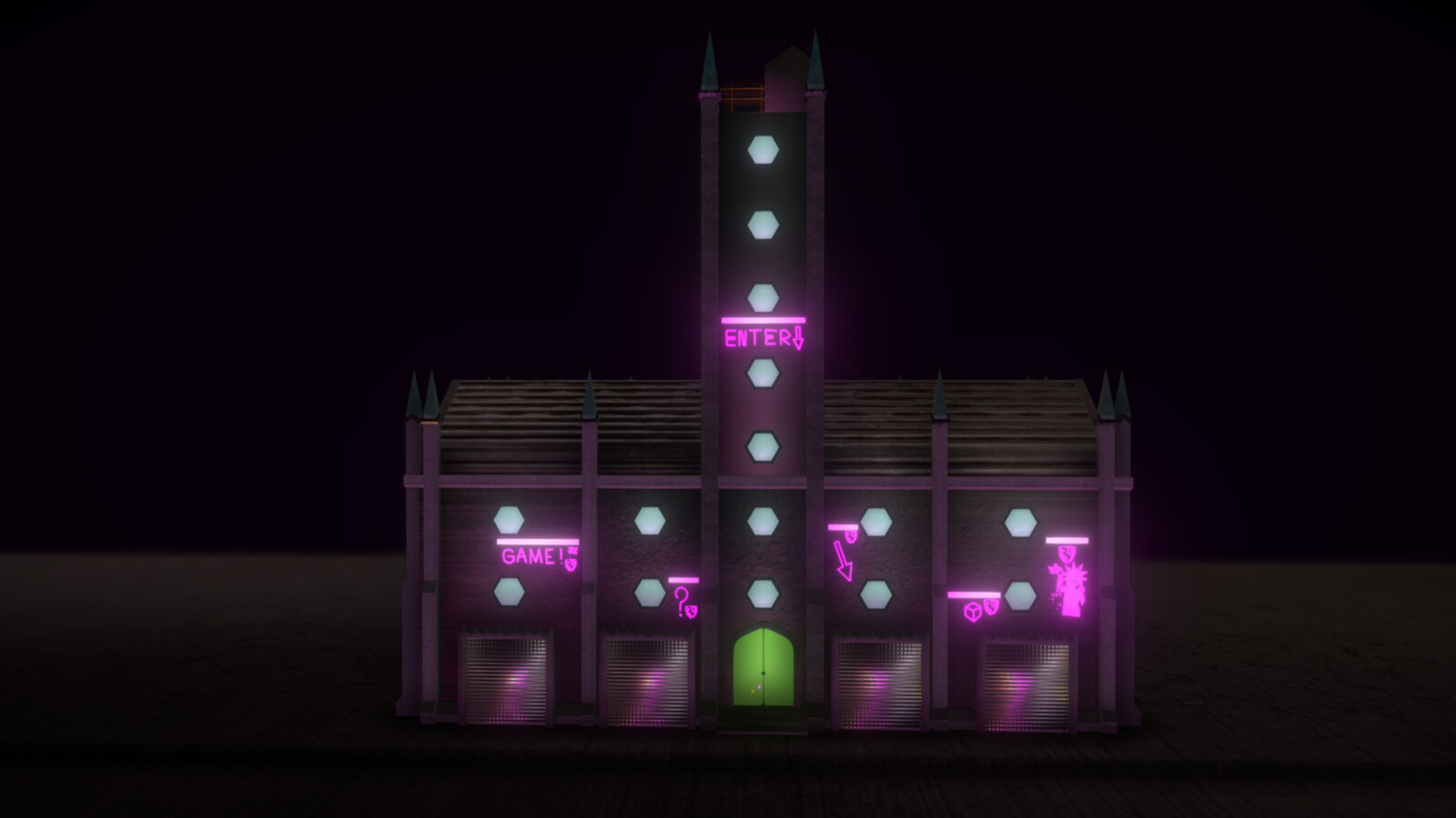 Futuristic building