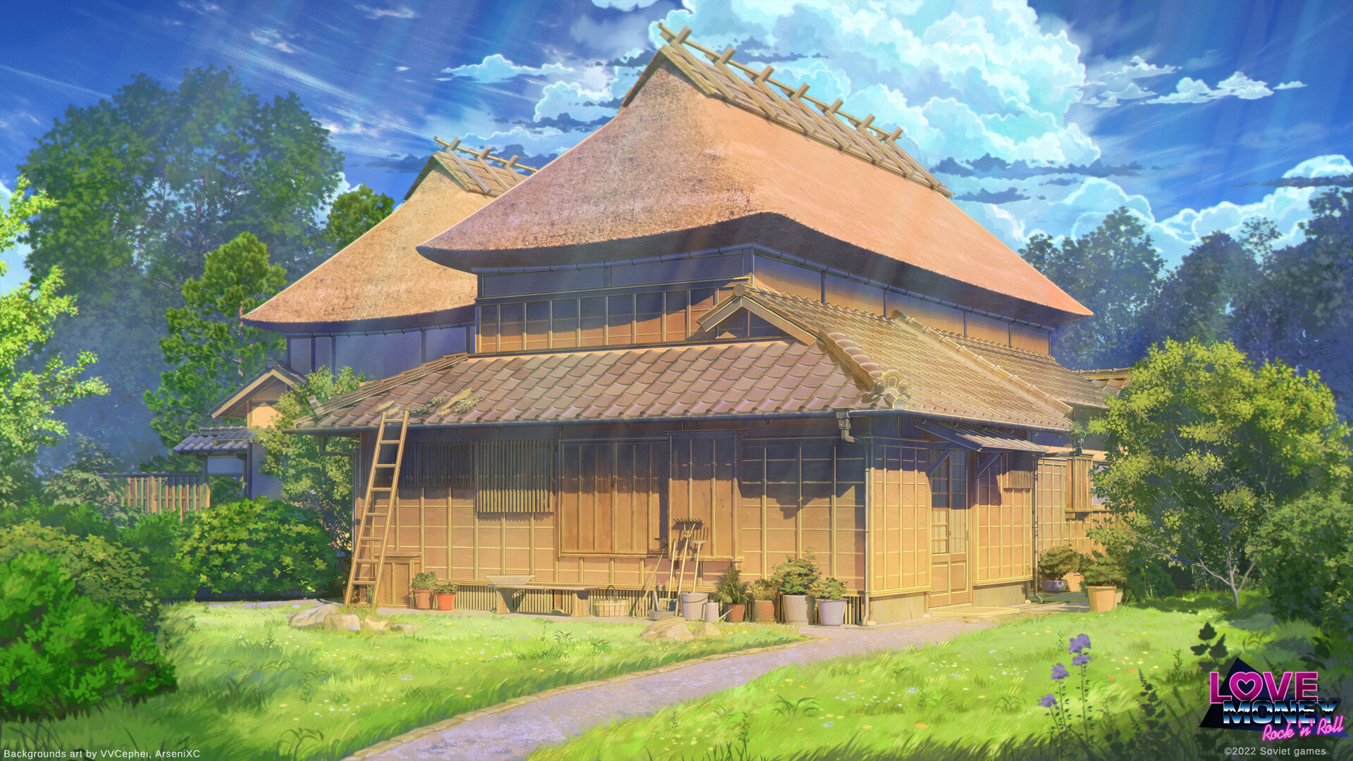 ArtStation - Japanese village house