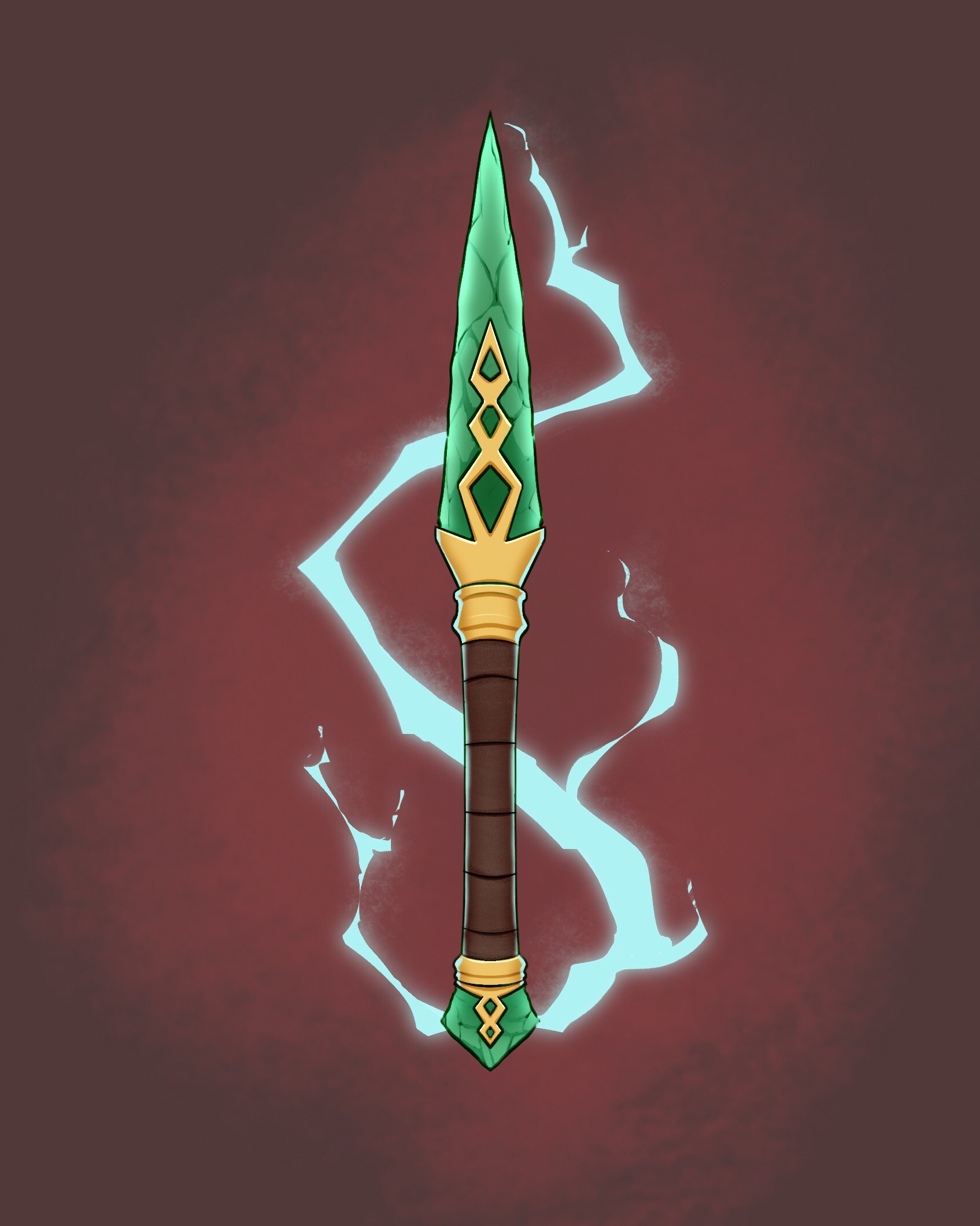ArtStation Crystal Wand Design