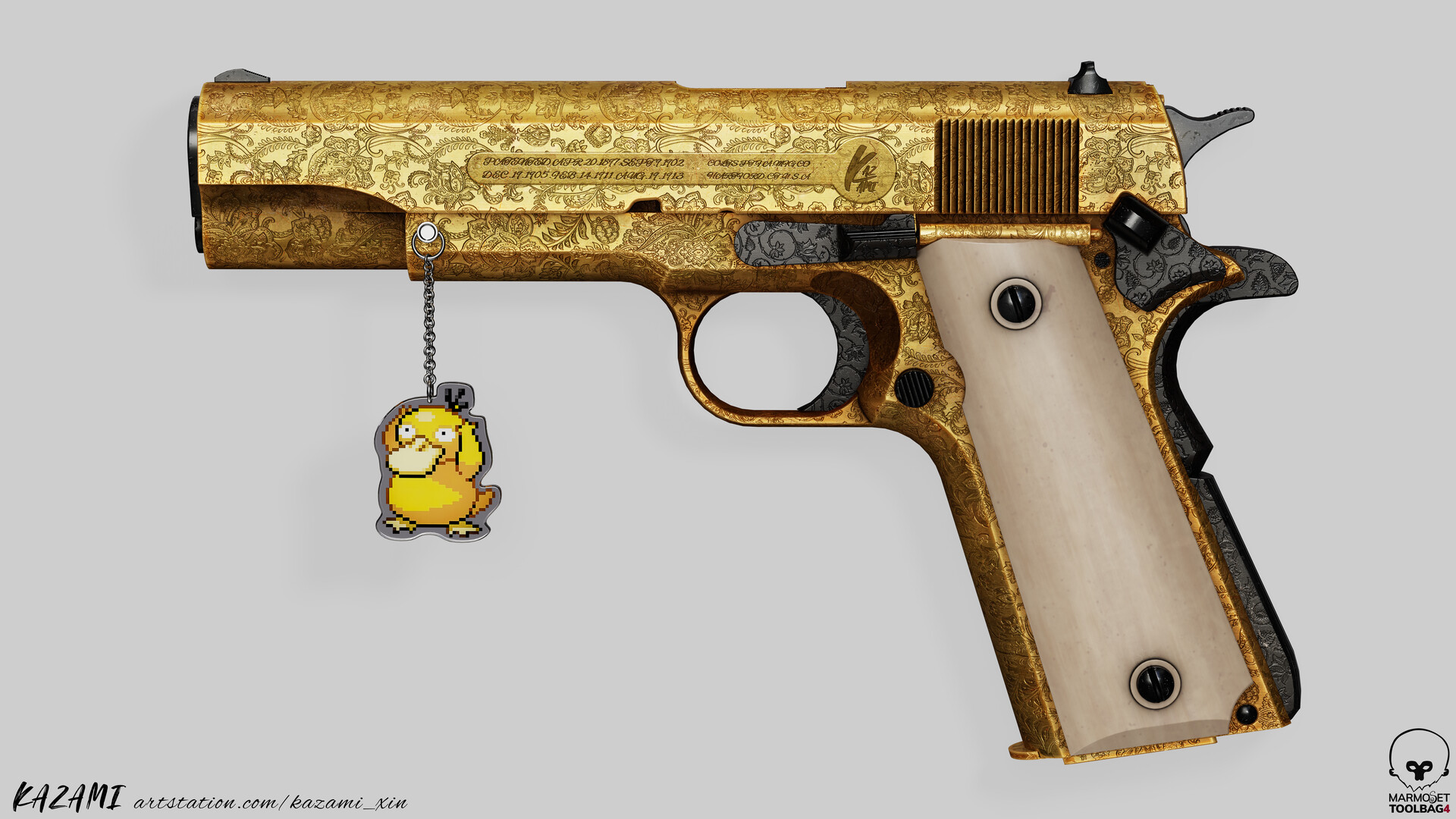 Kazami xin - Colt M1911 Carved Version