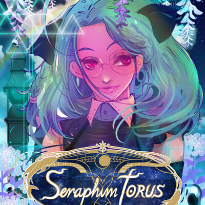 Meisanmui nft design and illustration seraphim torus cover