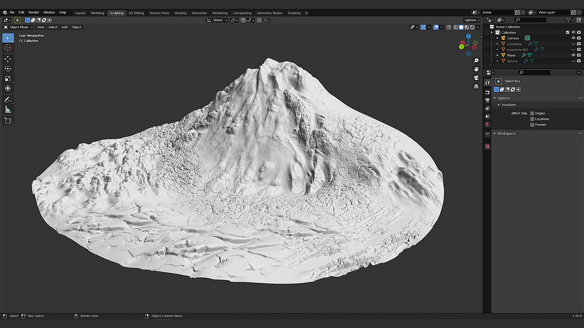 VK GameDev - Sculpting Rocks in Blender