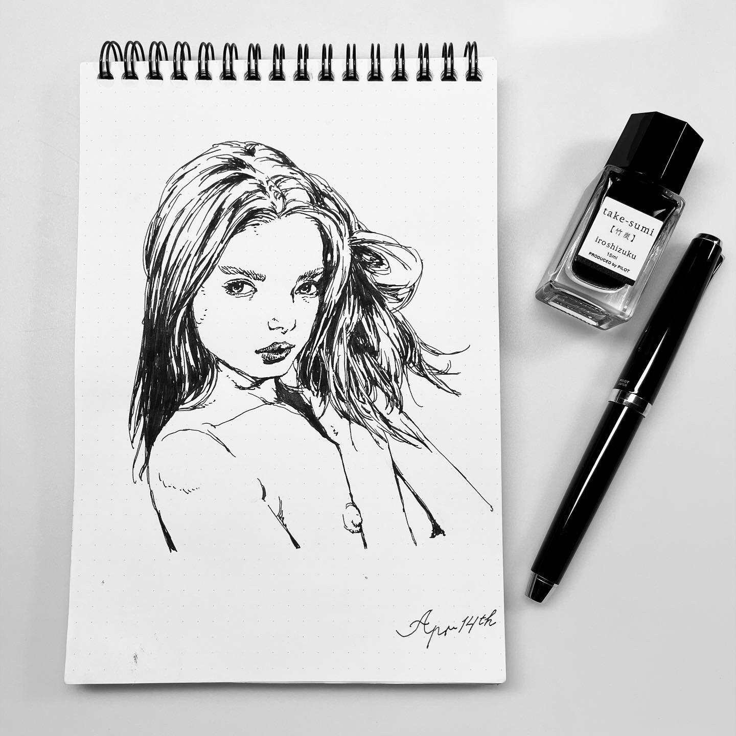 Girl with Black Hair