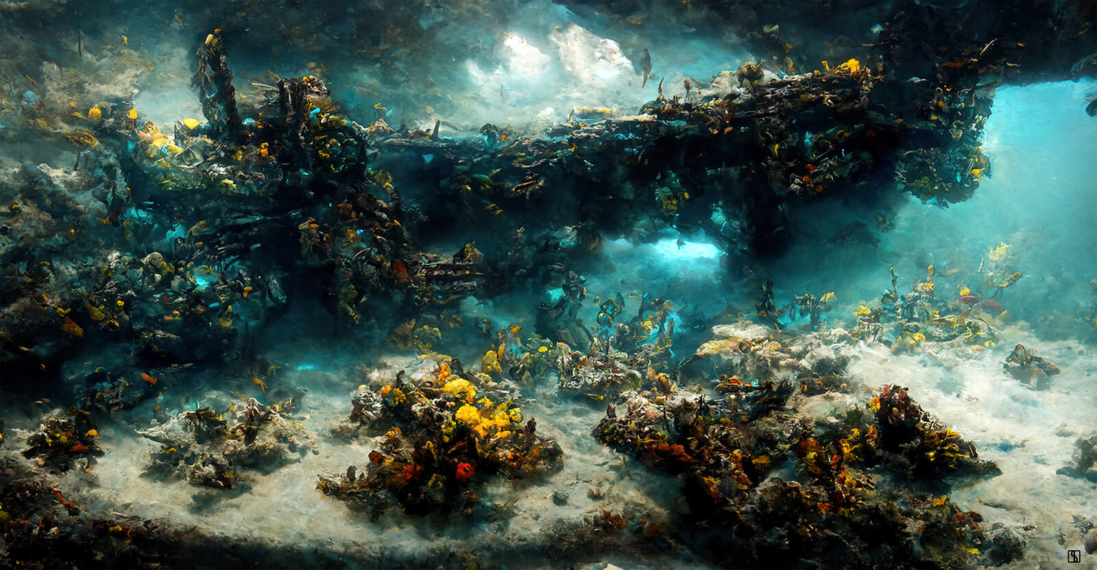 Coral Reef - Shipwreck -001