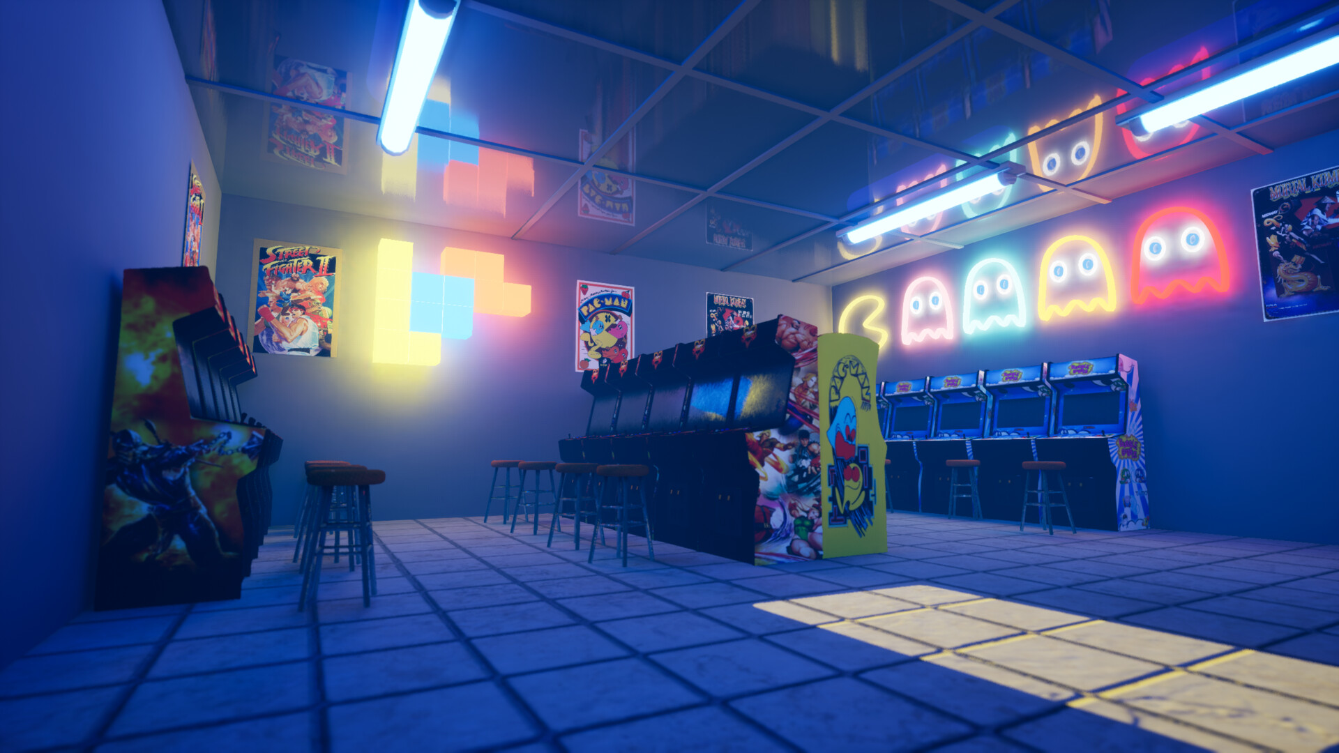 ArtStation - Arcade Room