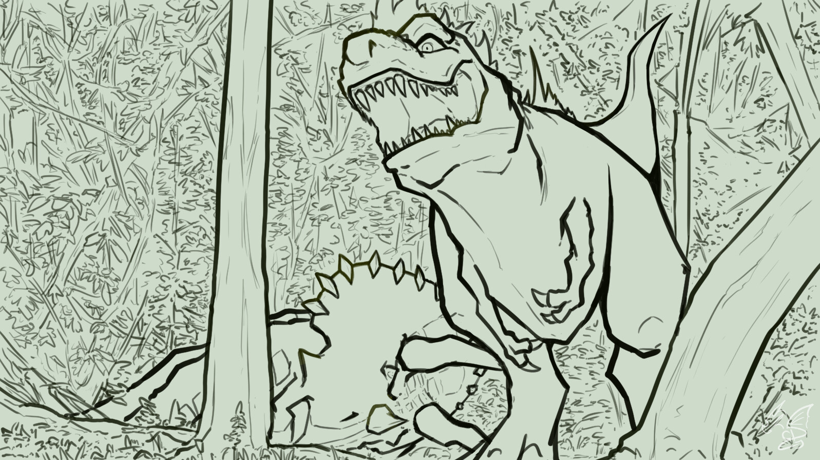 fossil fighters coloring pages