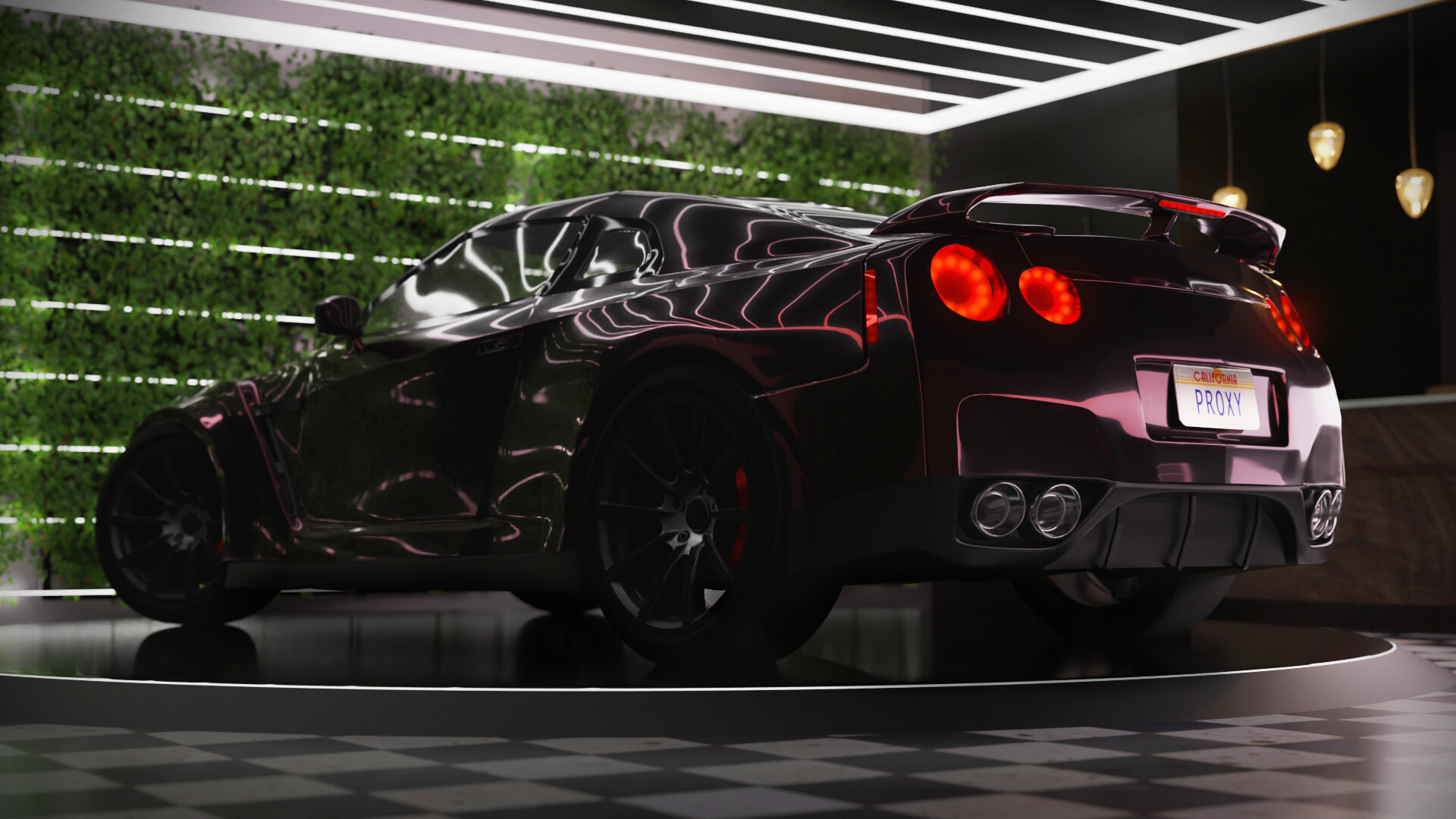 ArtStation - Nissan GT-R (R35) 3D Model Showcase|Personal Project
