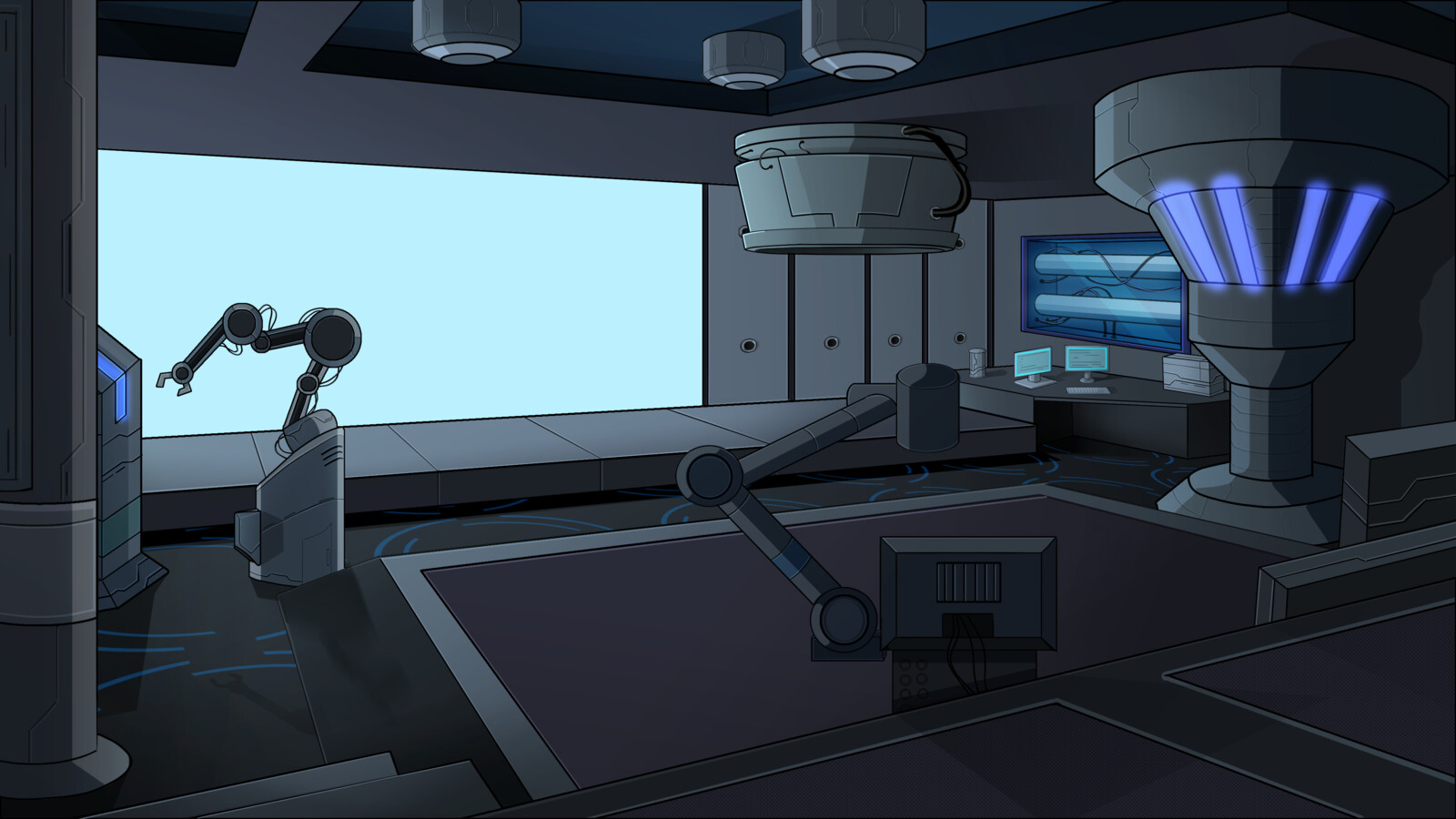 Background for Marvel's Mech Strike series