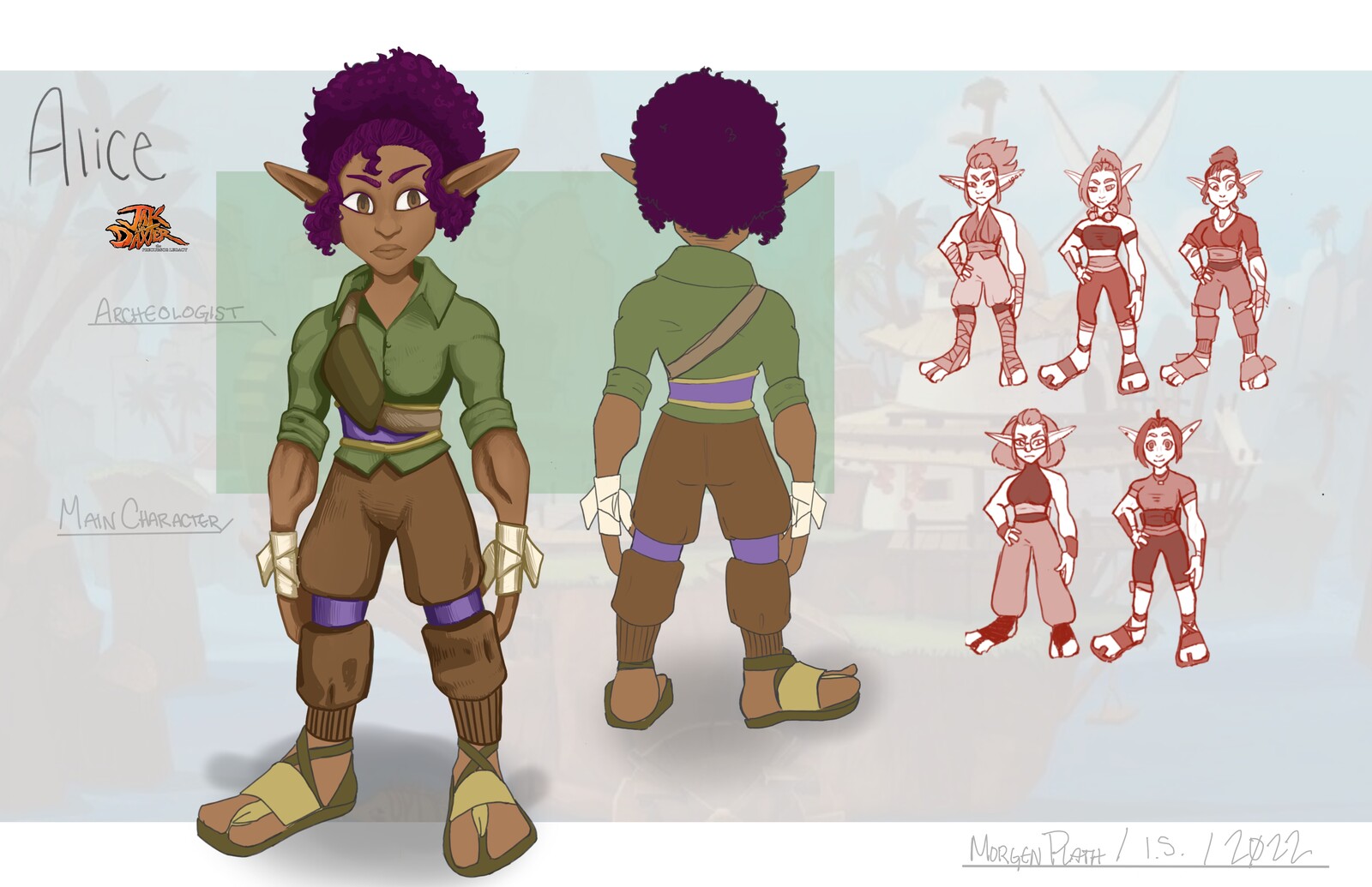 Jak and Daxter Character Design